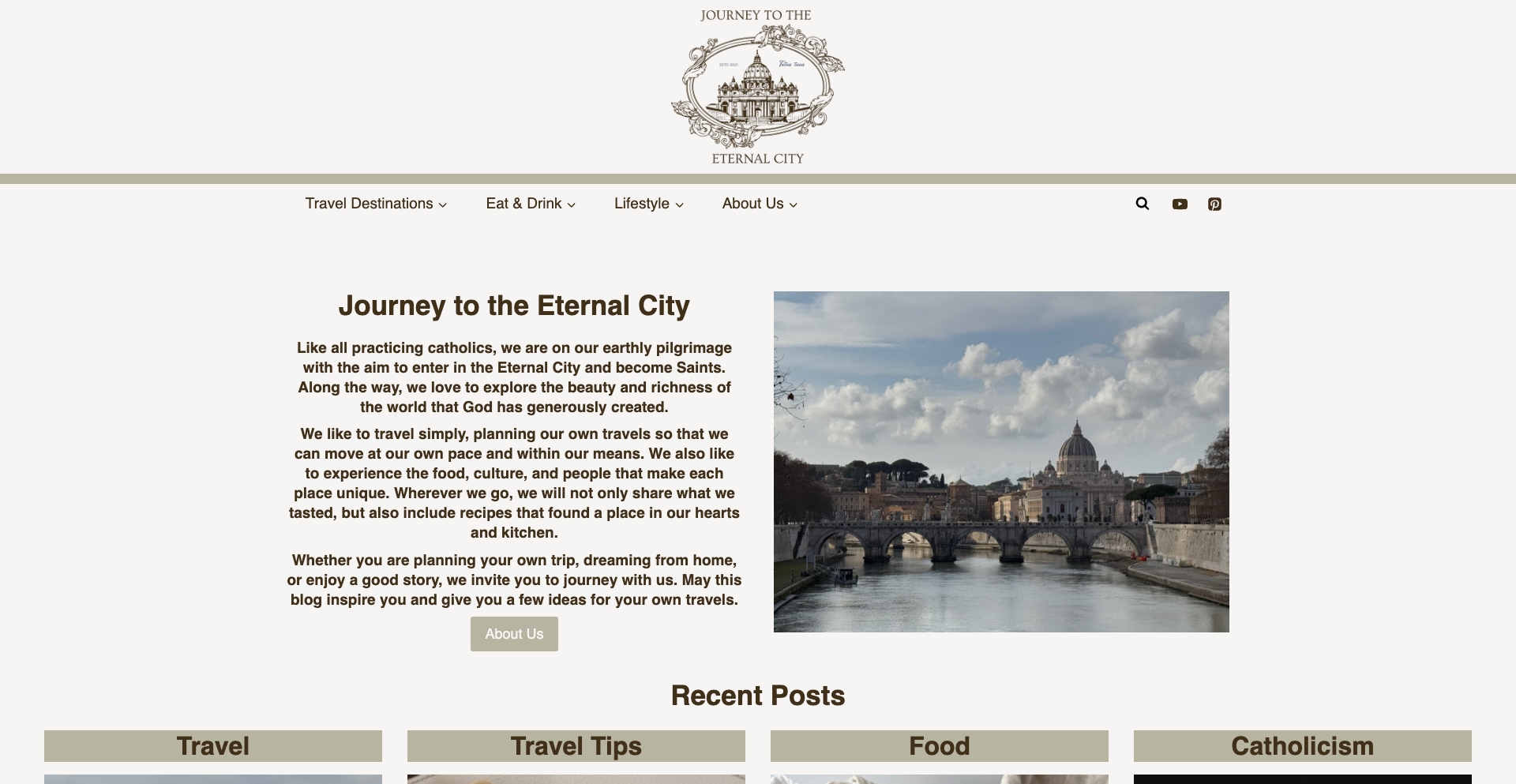 Journey To The Eternal City location-taxonomy programmatic SEO template - 559 monthly traffic