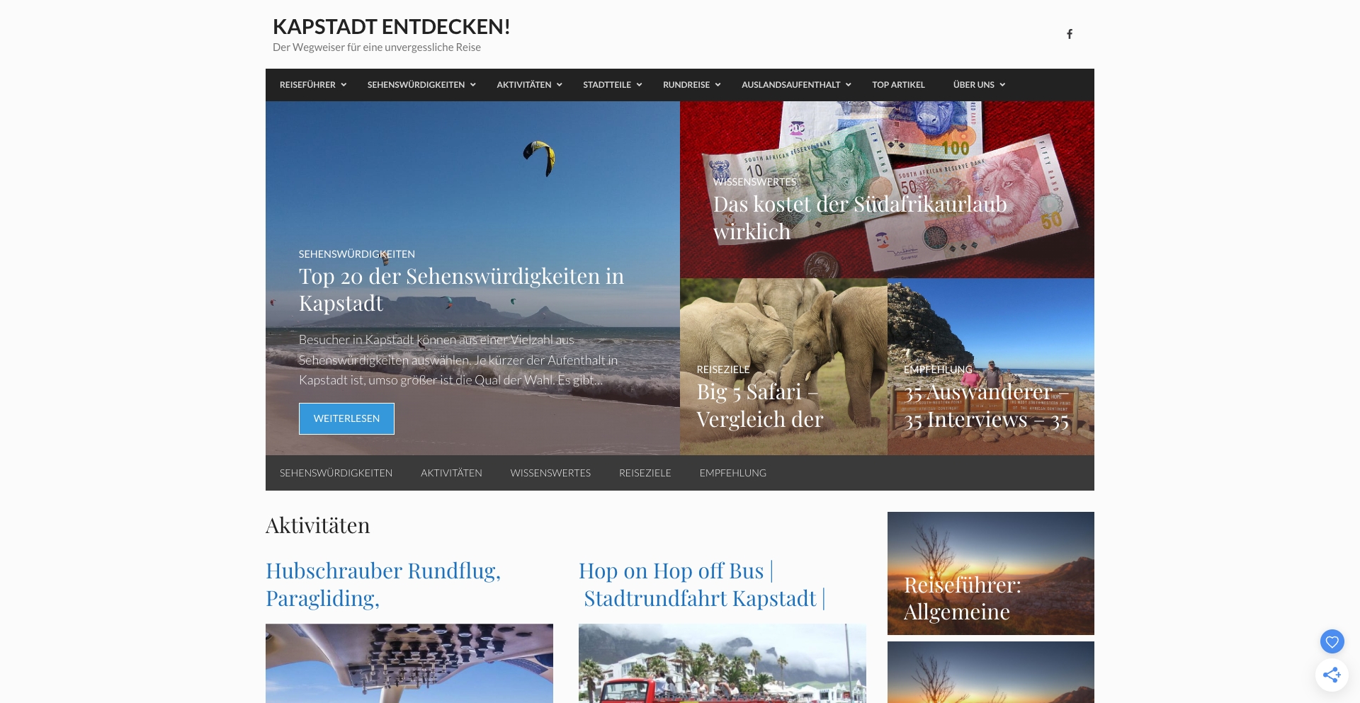 Kapstadt Entdecken neighborhood-template programmatic SEO template - 1.9K monthly traffic