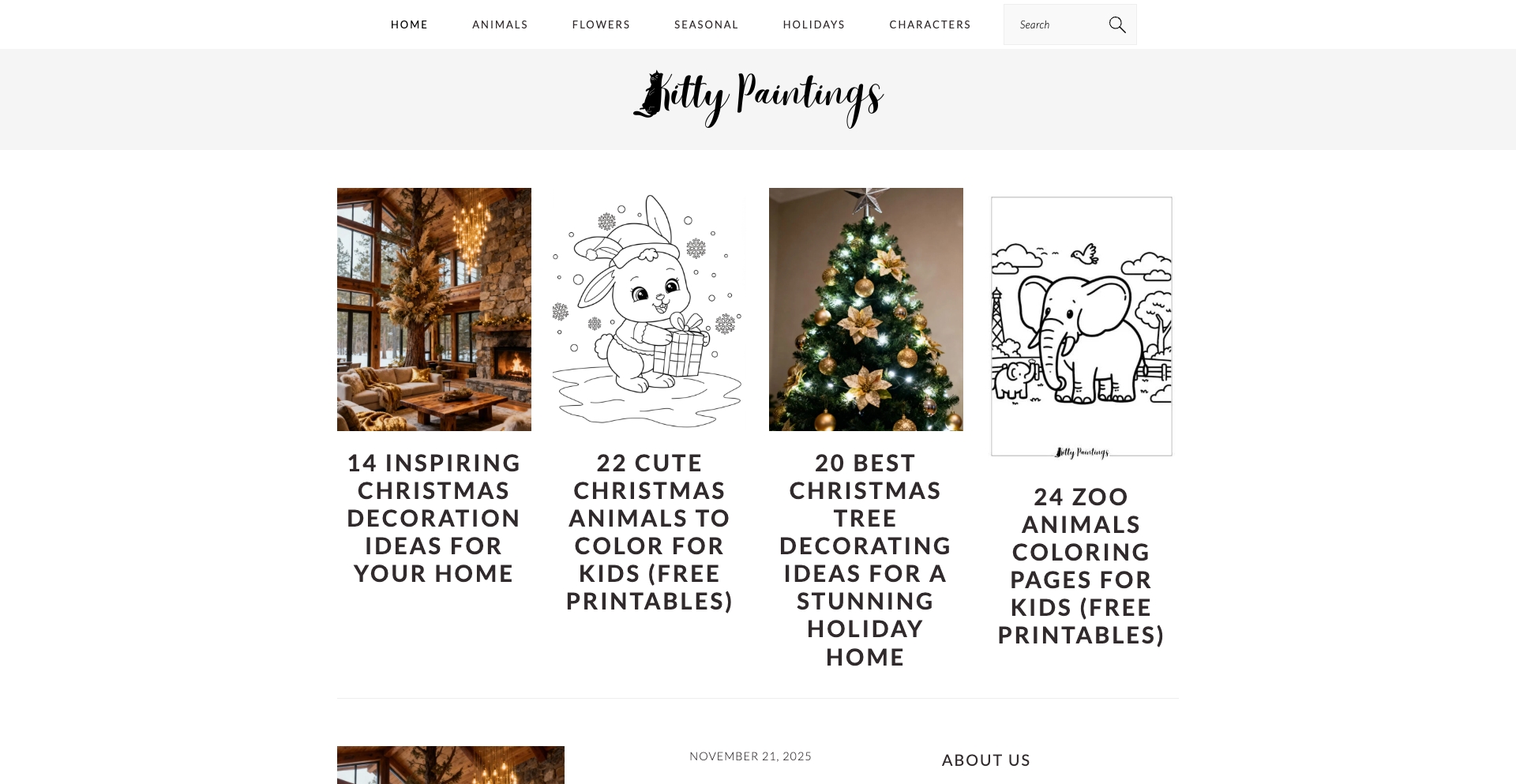 Kitty Paintings entity-database programmatic SEO template - 961 monthly traffic