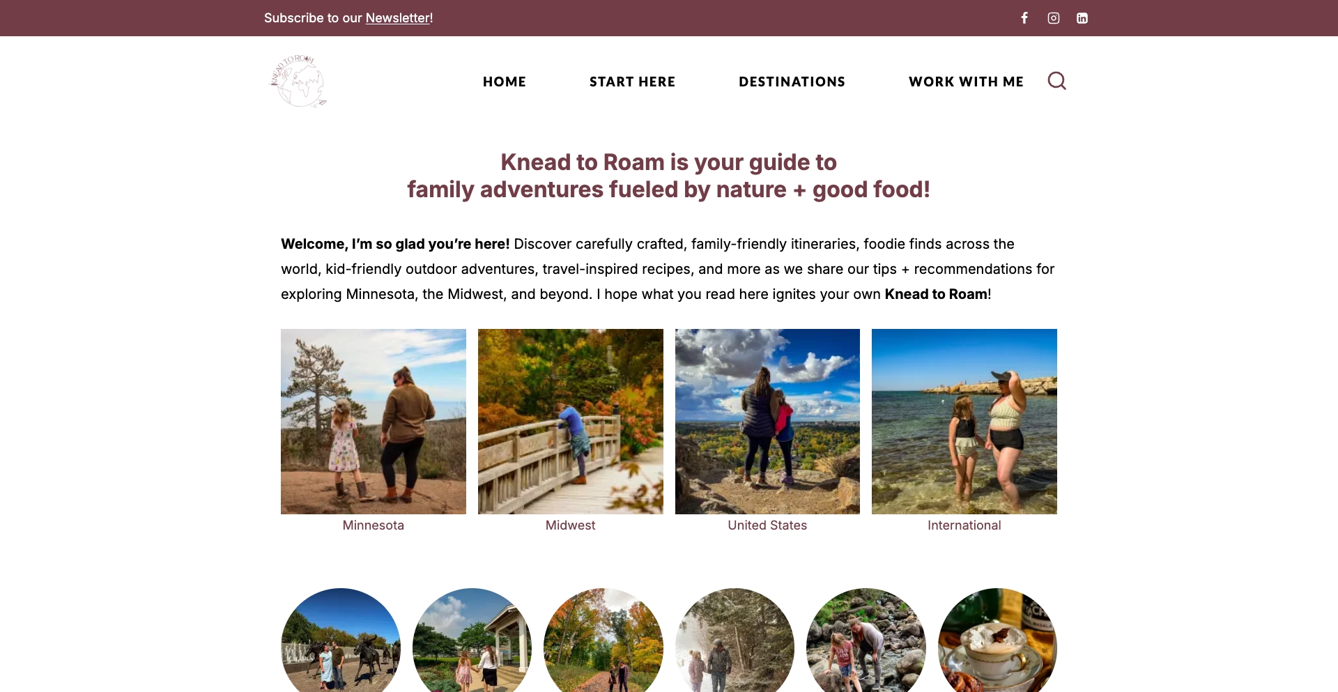 Family Adventures Fueled by Nature + Good Food location-data programmatic SEO template - 2005 monthly traffic