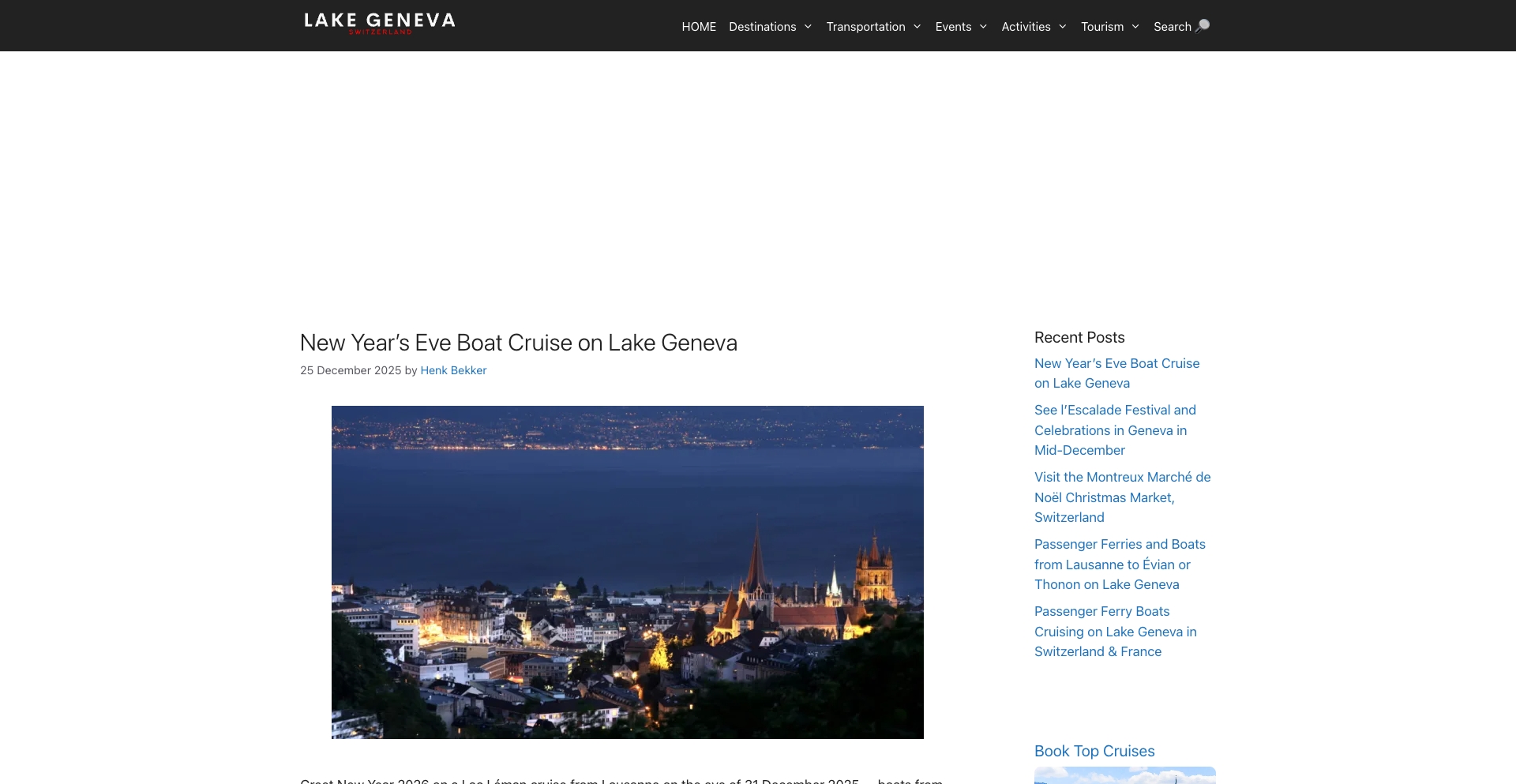 Lake Geneva Switzerland entity-database programmatic SEO template - 1.9K monthly traffic