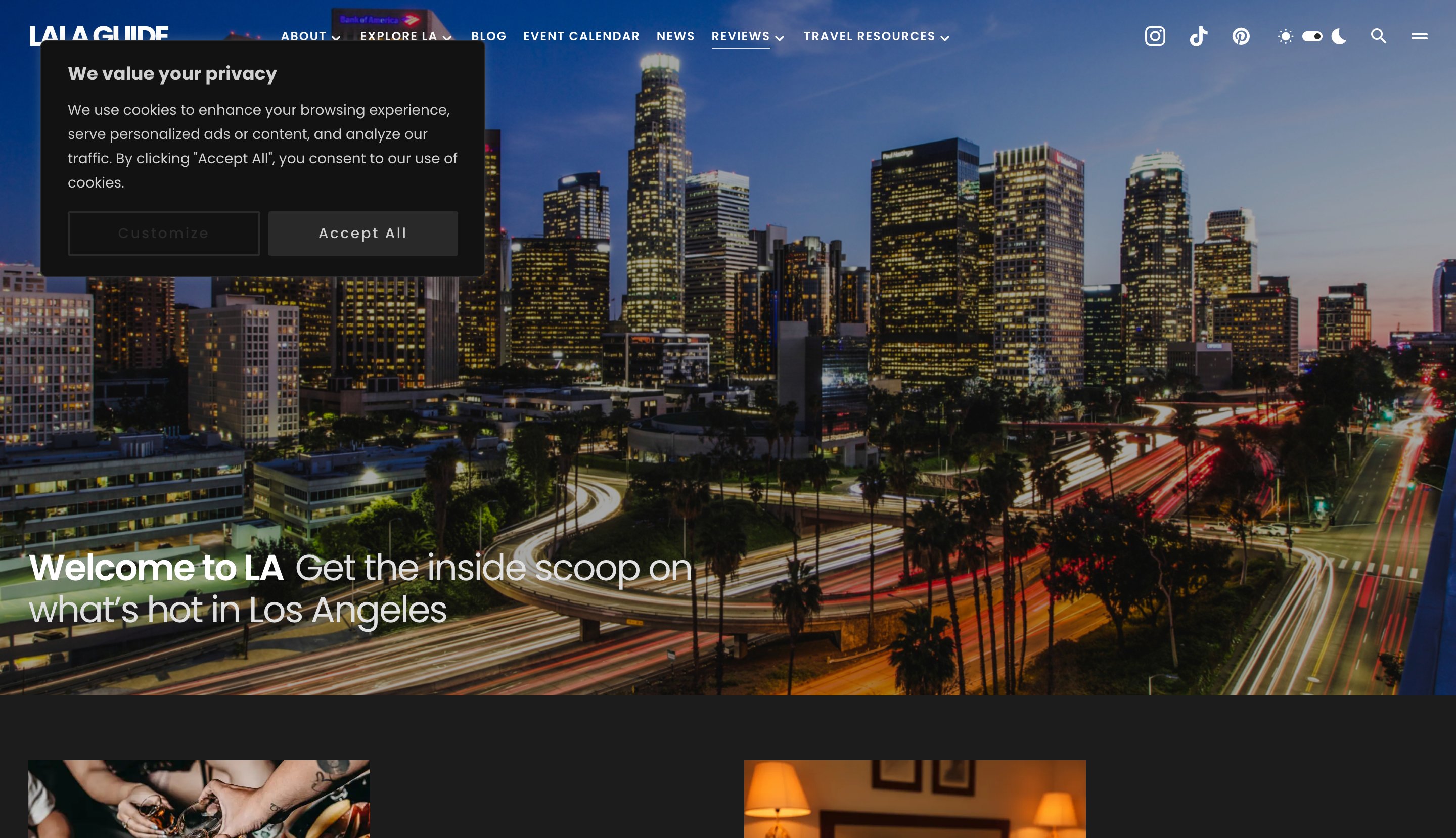 Lalaguide content programmatic SEO template - 1445 monthly traffic