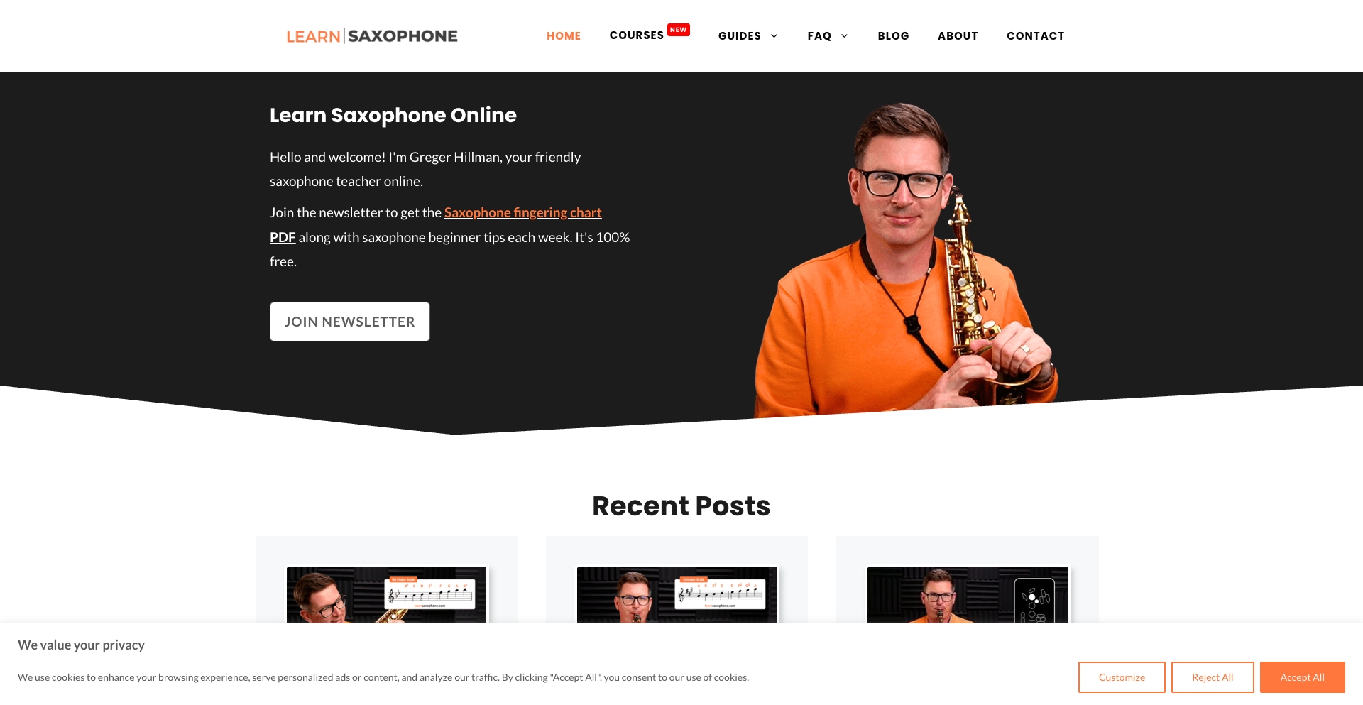 Learnsaxophone content programmatic SEO template - 1029 monthly traffic