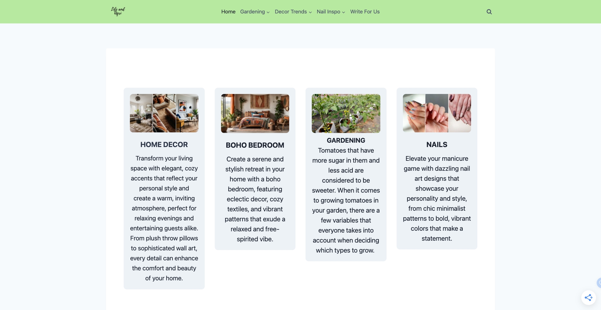 Home content programmatic SEO template - 20 monthly traffic