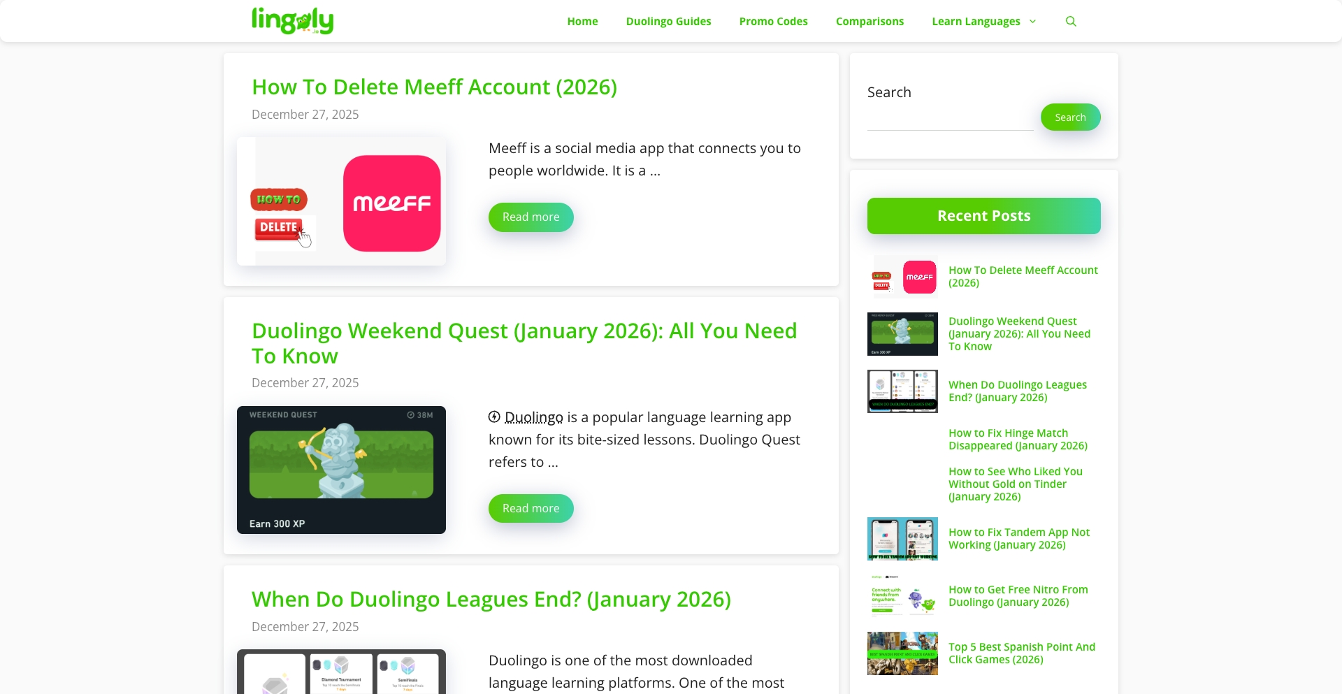 Lingoly content programmatic SEO template - 233 monthly traffic