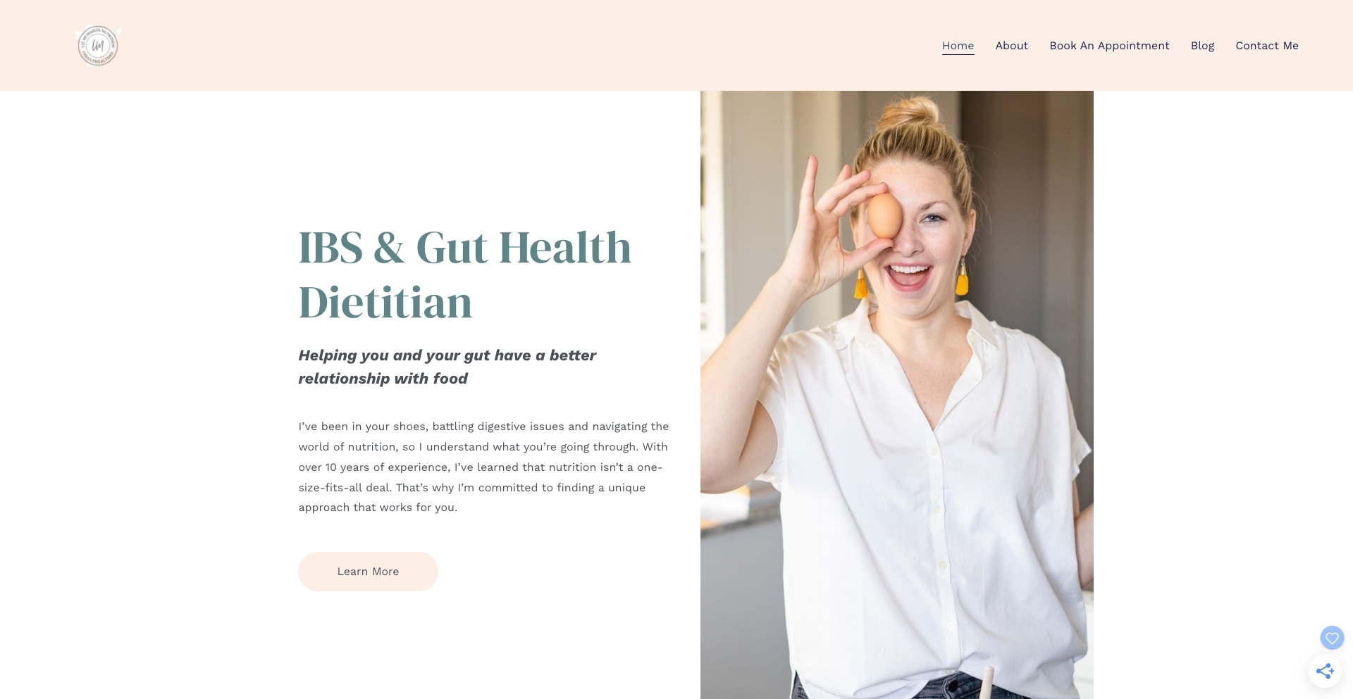 Liz McMahon Nutrition question-template programmatic SEO template - 2.1K monthly traffic