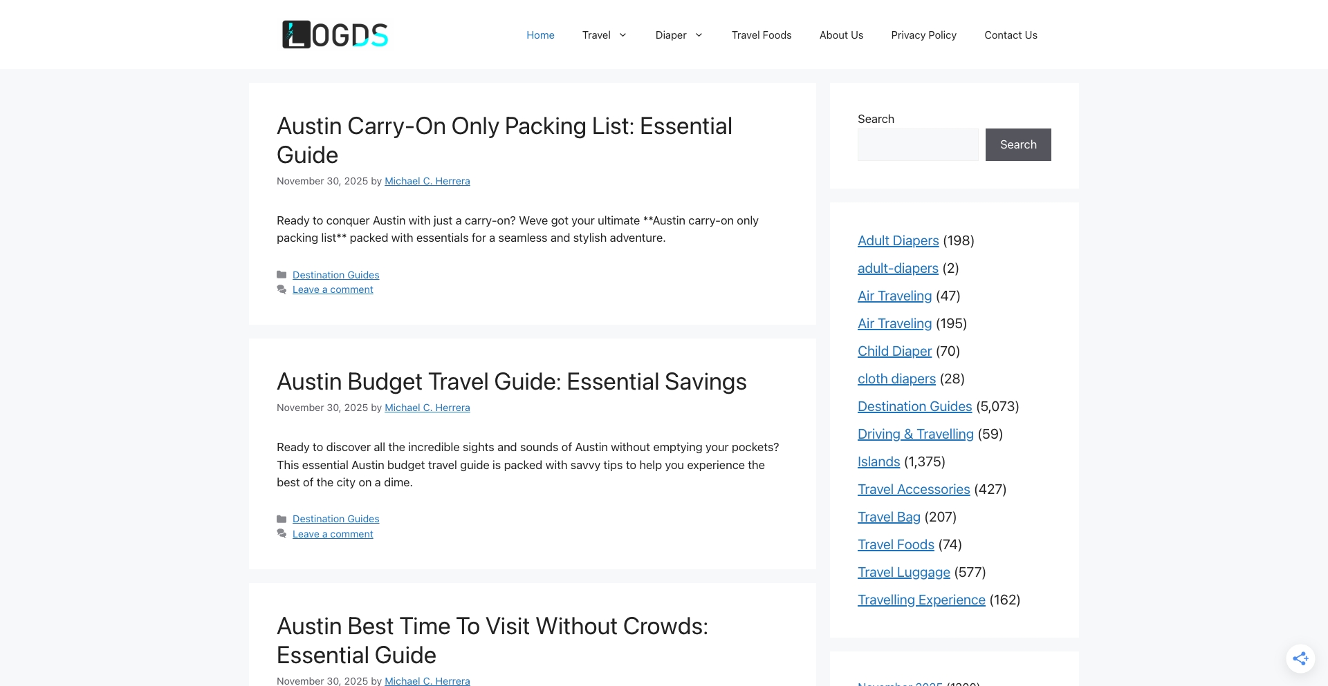 Logds location programmatic SEO template - 0 monthly traffic