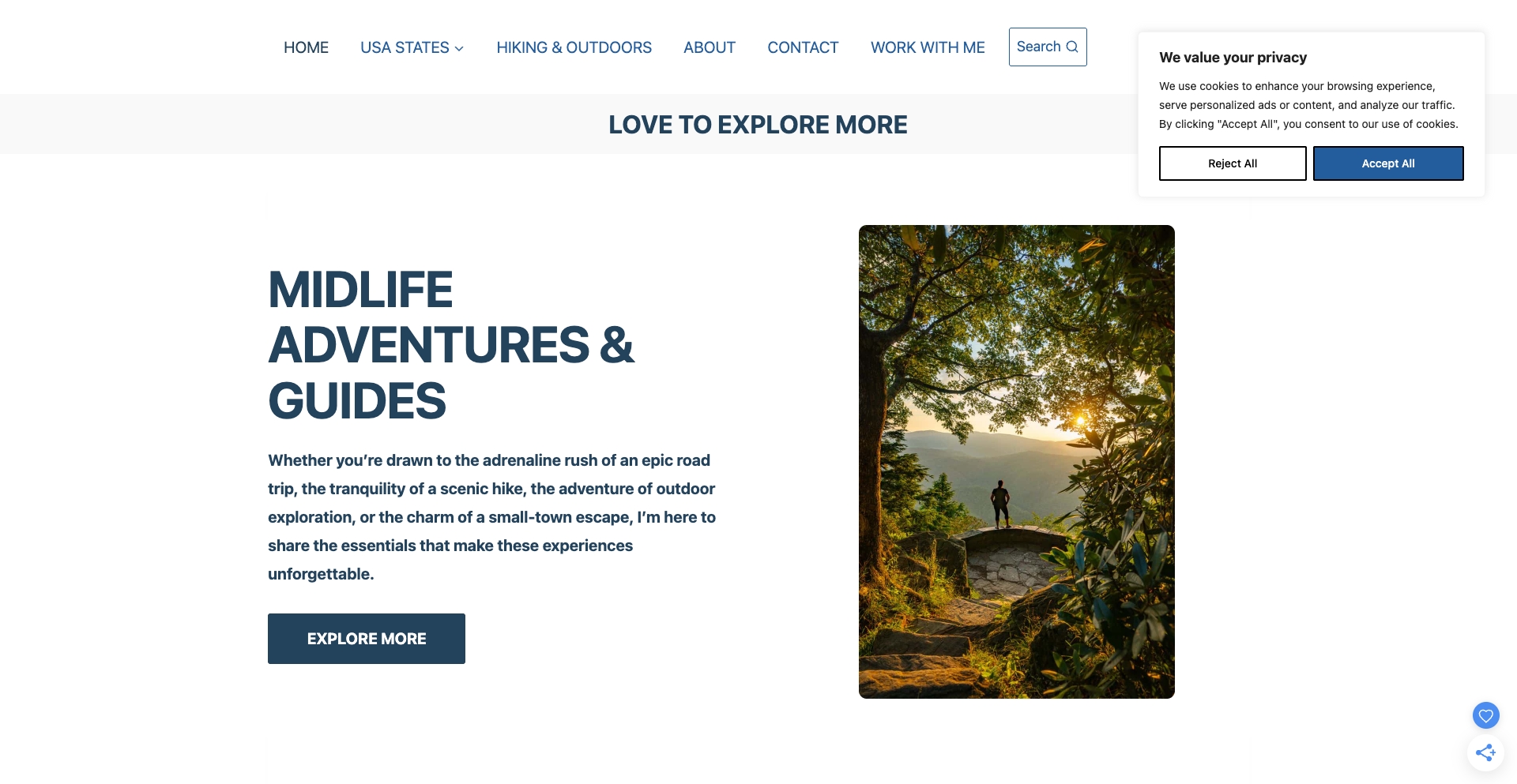 Love to Explore More location-template programmatic SEO template - 98 monthly traffic