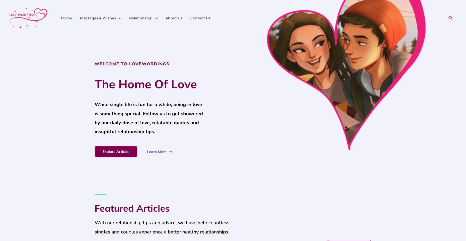 lovewordings.com location-data programmatic SEO template - 10K+ monthly traffic