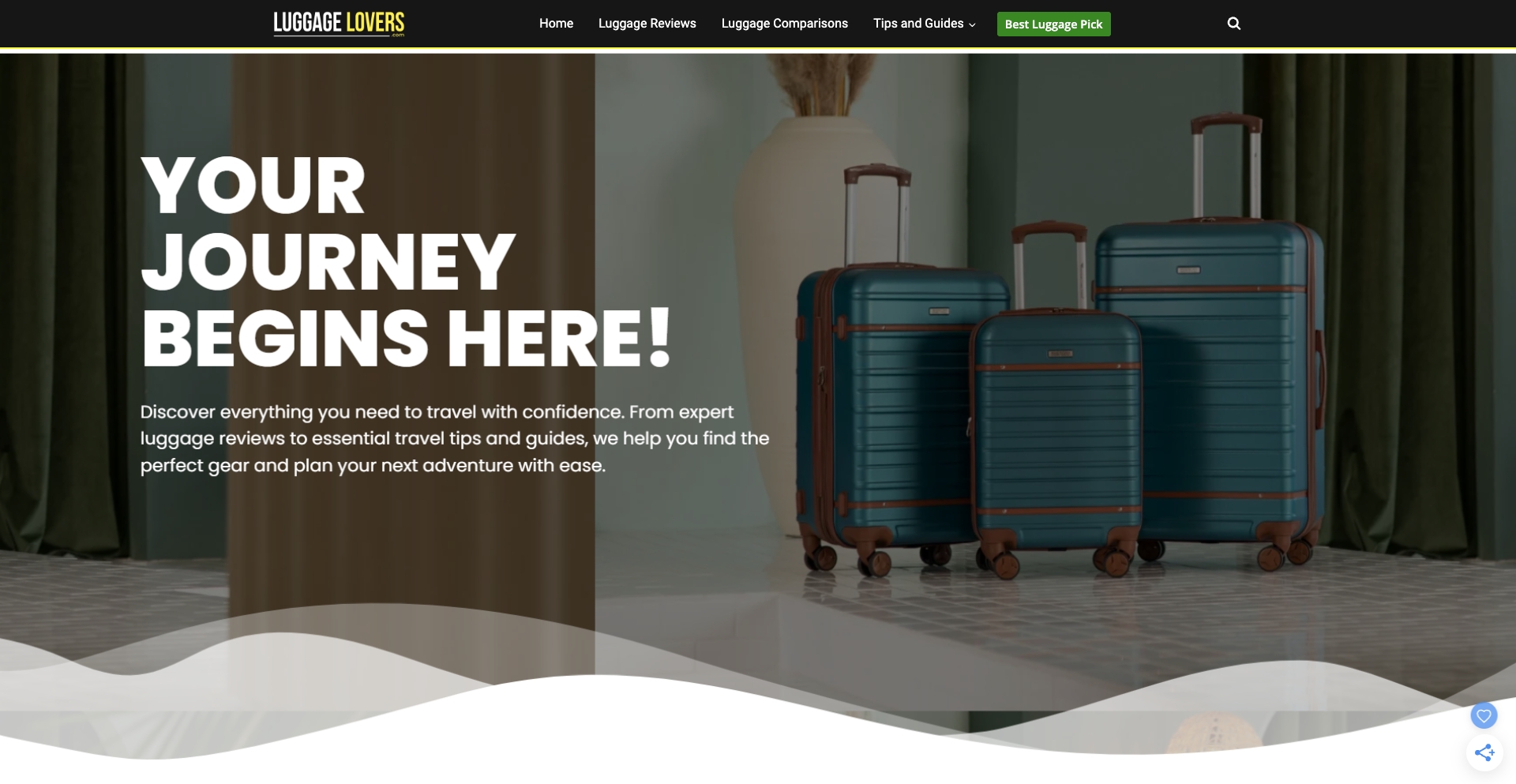 Luggage Lovers comparison-matrix programmatic SEO template - 0 monthly traffic
