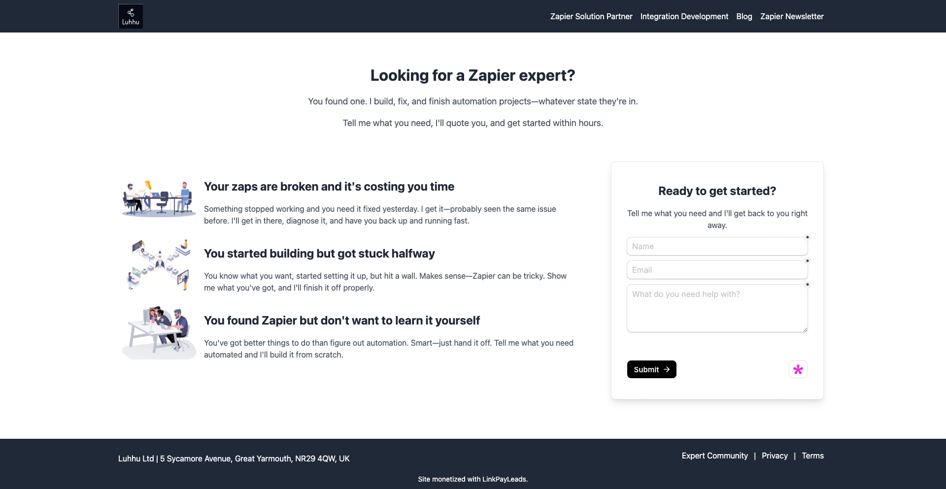 Luhhu question-content programmatic SEO template - 2.7K monthly traffic
