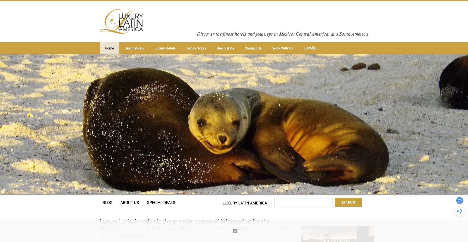 Luxury Latin America travel: best 5-star hotels, resorts, tours location-data programmatic SEO template - 12843 monthly traffic