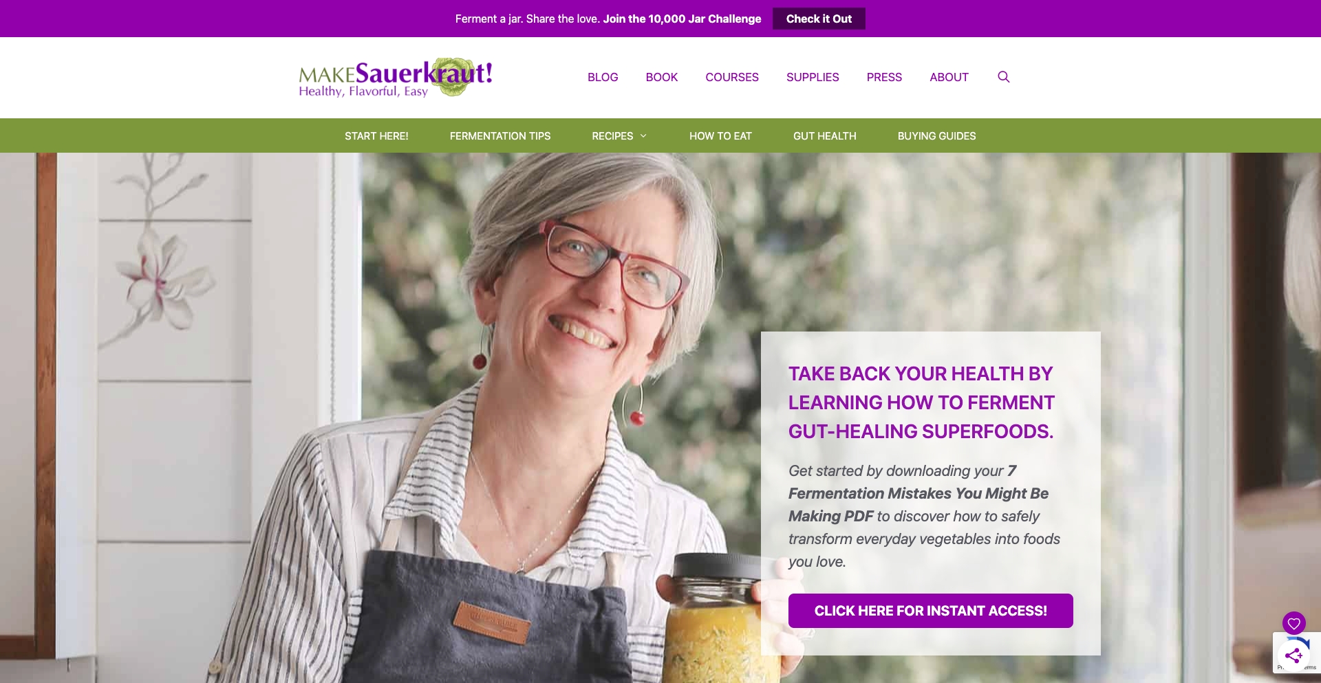 Makesauerkrautcom content programmatic SEO template - 4904 monthly traffic