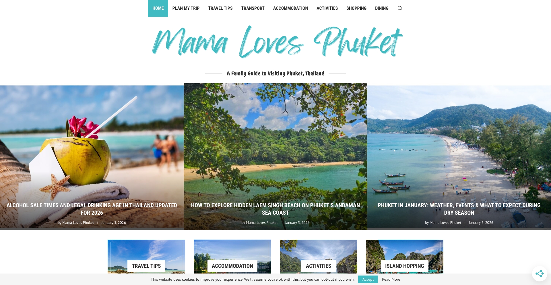 Mama Loves Phuket date-based-template programmatic SEO template - 740 monthly traffic