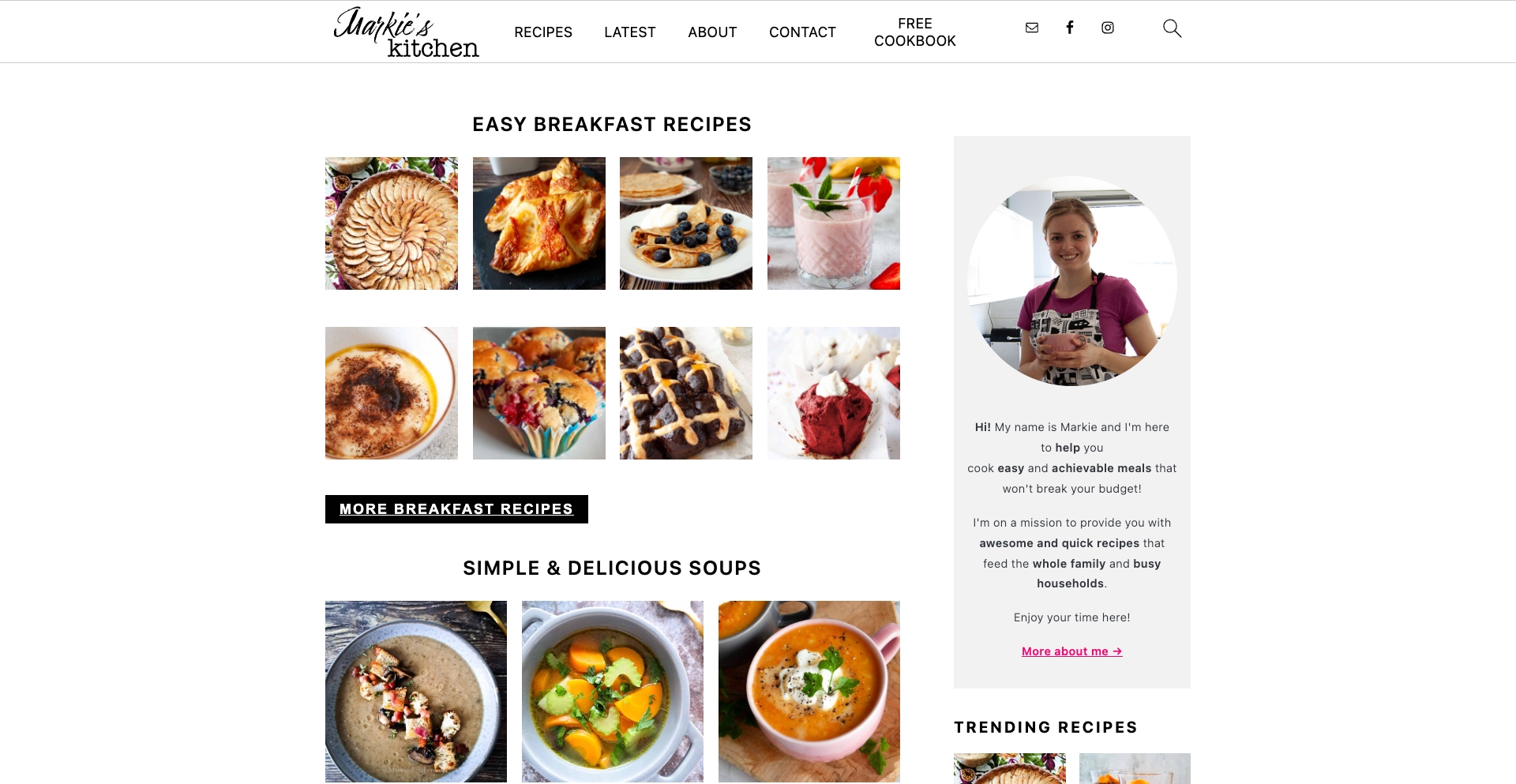 Home recipe programmatic SEO template - 2322 monthly traffic