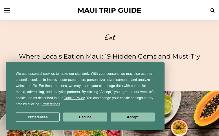 Mauitripguide location programmatic SEO template - 705 monthly traffic