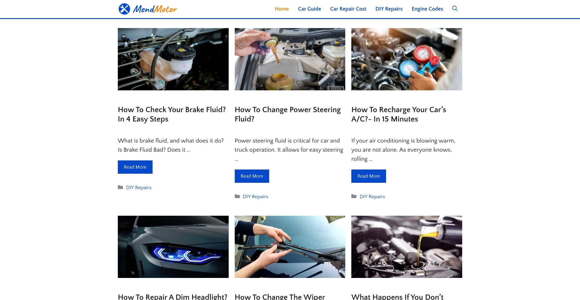 mendmotor.com location-data programmatic SEO template - 10K+ monthly traffic