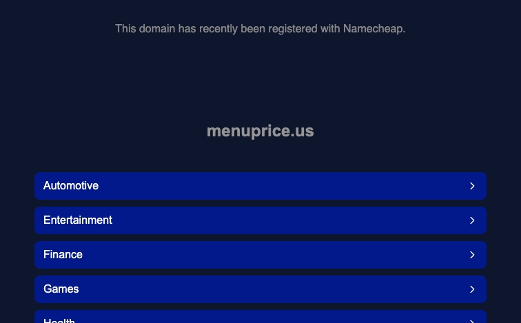 Menuprice Us entity-database programmatic SEO template - 5 monthly traffic