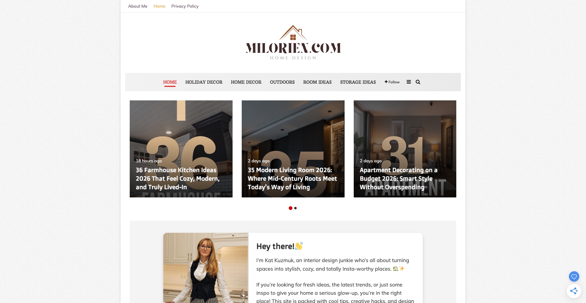 Milorien room-year-template programmatic SEO template - 0 monthly traffic