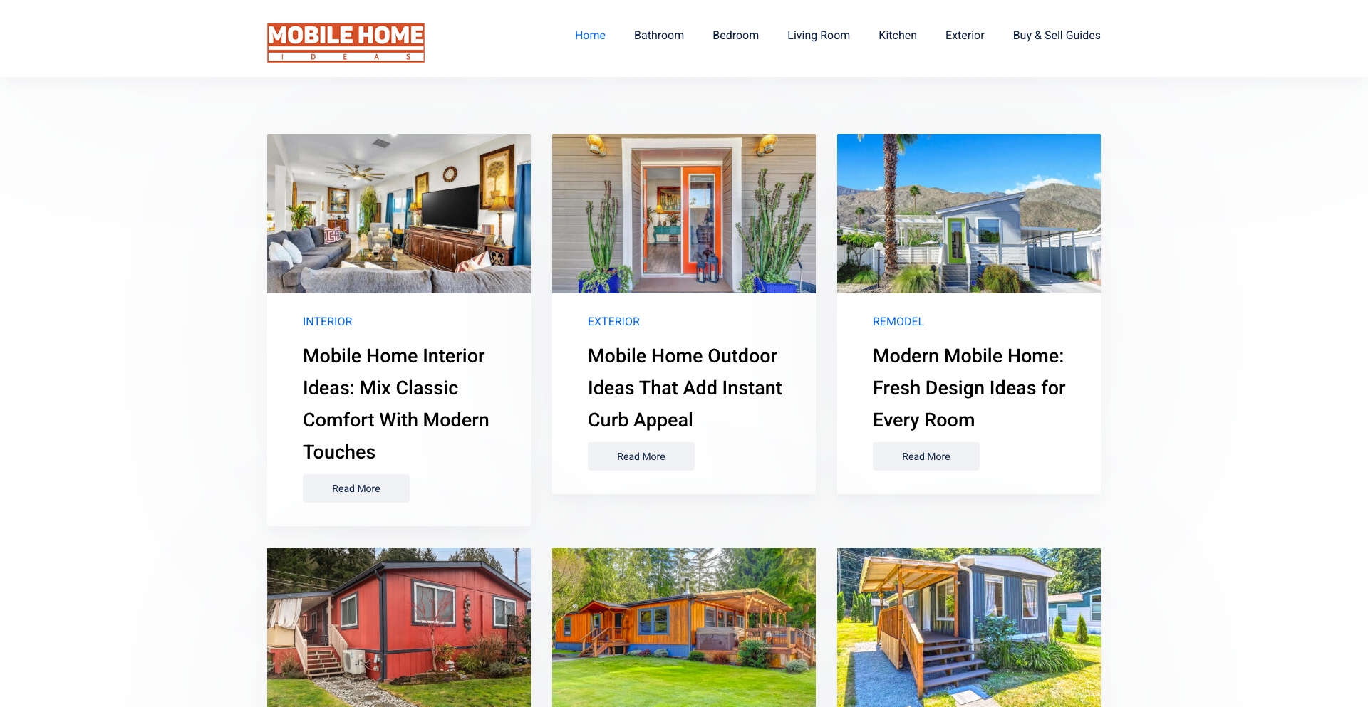 Mobilehomeideas.com entity-database programmatic SEO template - 0 monthly traffic