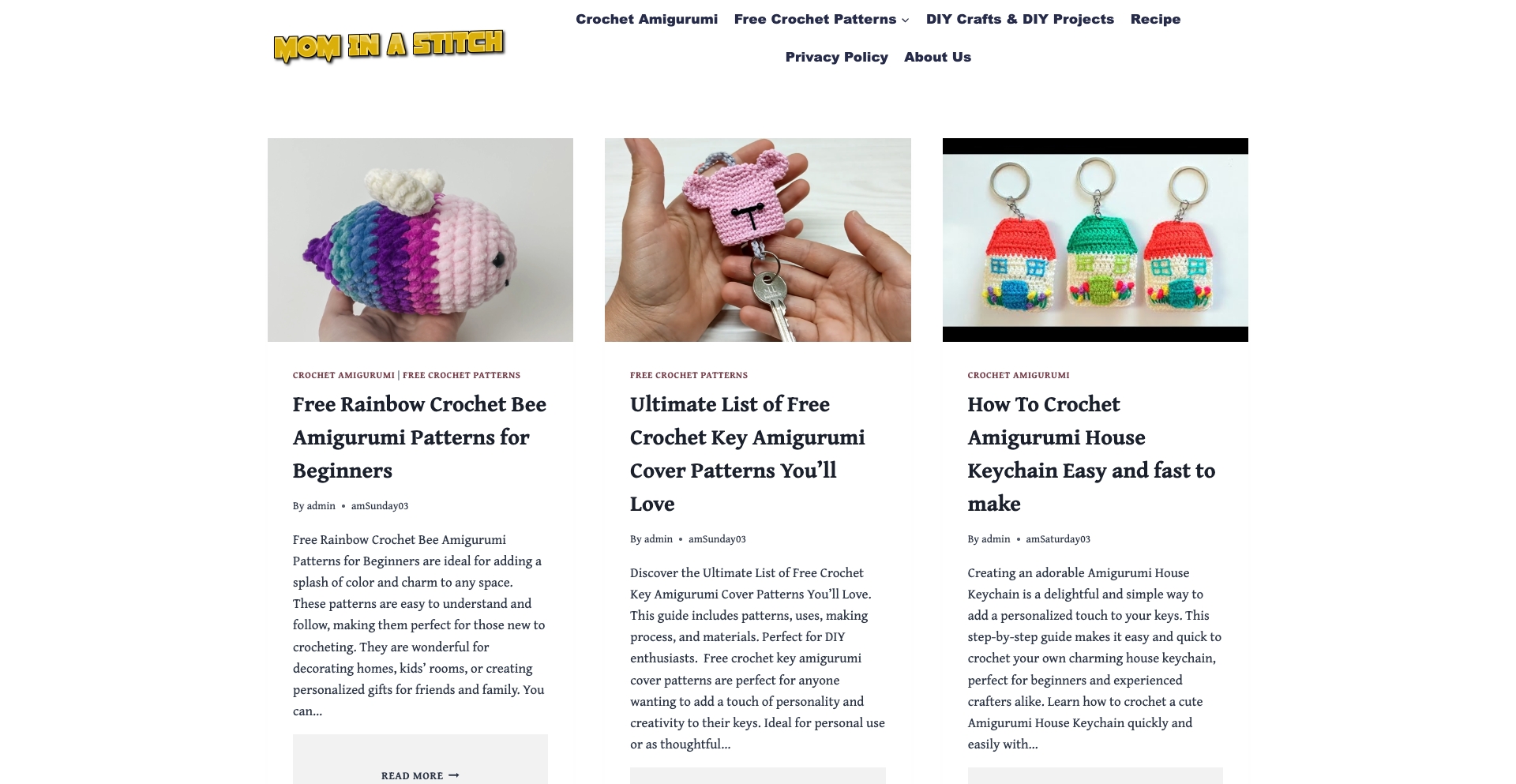 Mominastitch entity-database programmatic SEO template - 0 monthly traffic