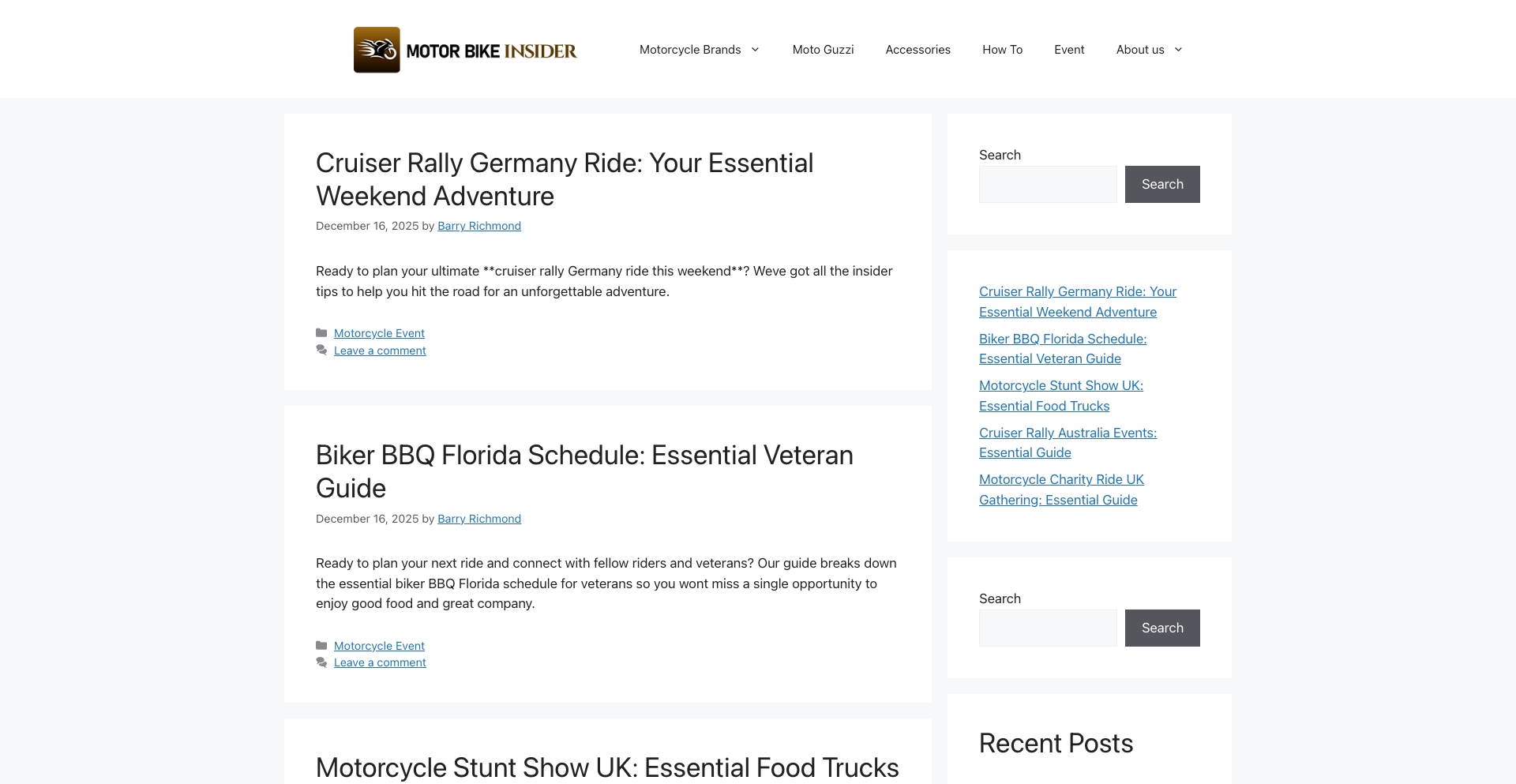 Motor Bike Info & Guides - location-data programmatic SEO template - 0 monthly traffic