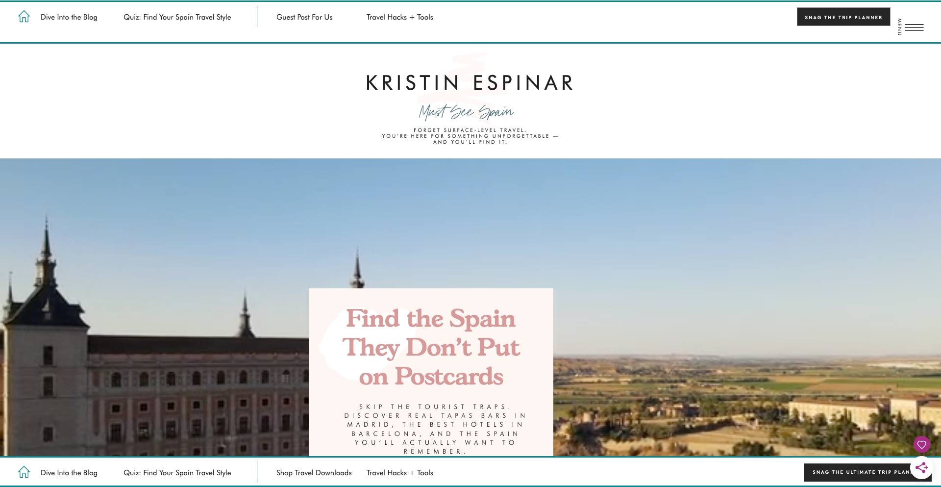Mustseespain location programmatic SEO template - 83 monthly traffic