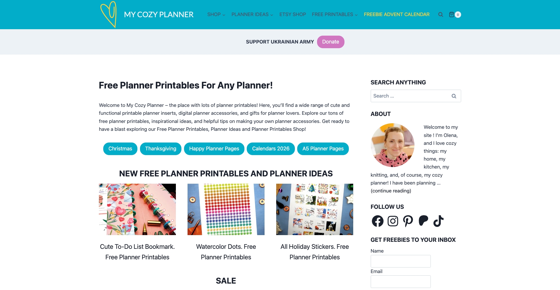 Mycozyplanner content programmatic SEO template - 665 monthly traffic