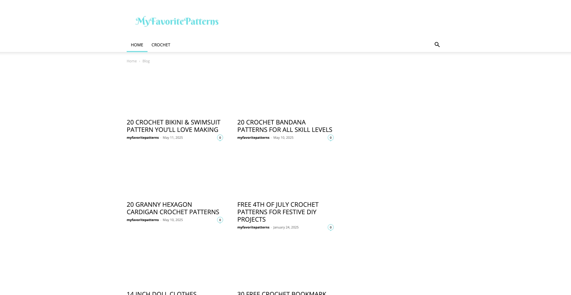 myfavoritepatterns.com location-data programmatic SEO template - 10K+ monthly traffic