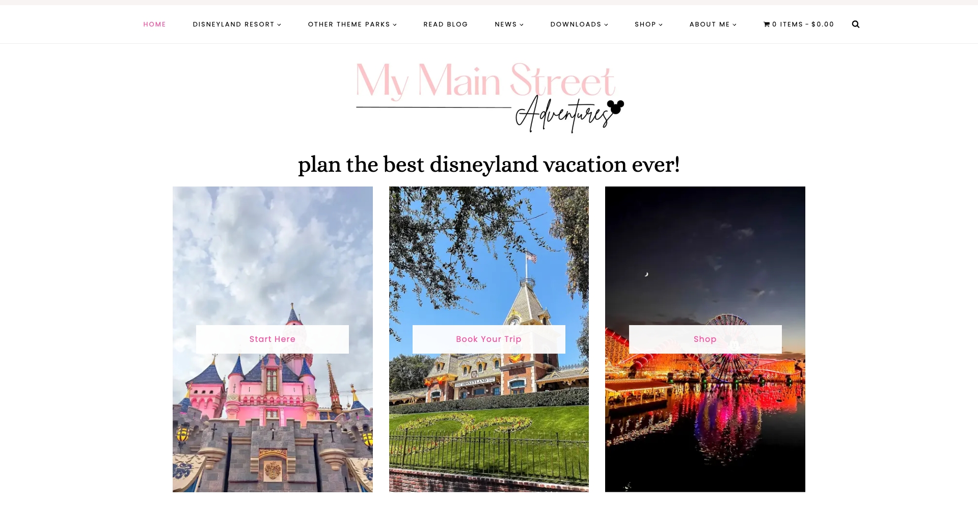 My Main Street Adventures date-template programmatic SEO template - 197 monthly traffic