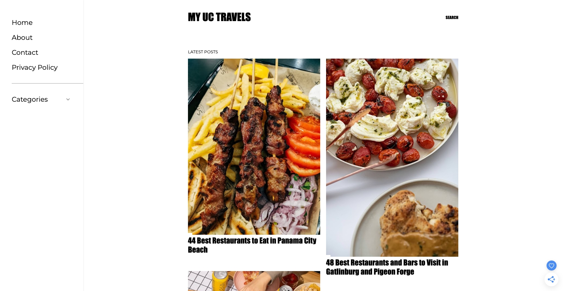 My Uc Travels location-data programmatic SEO template - 0 monthly traffic