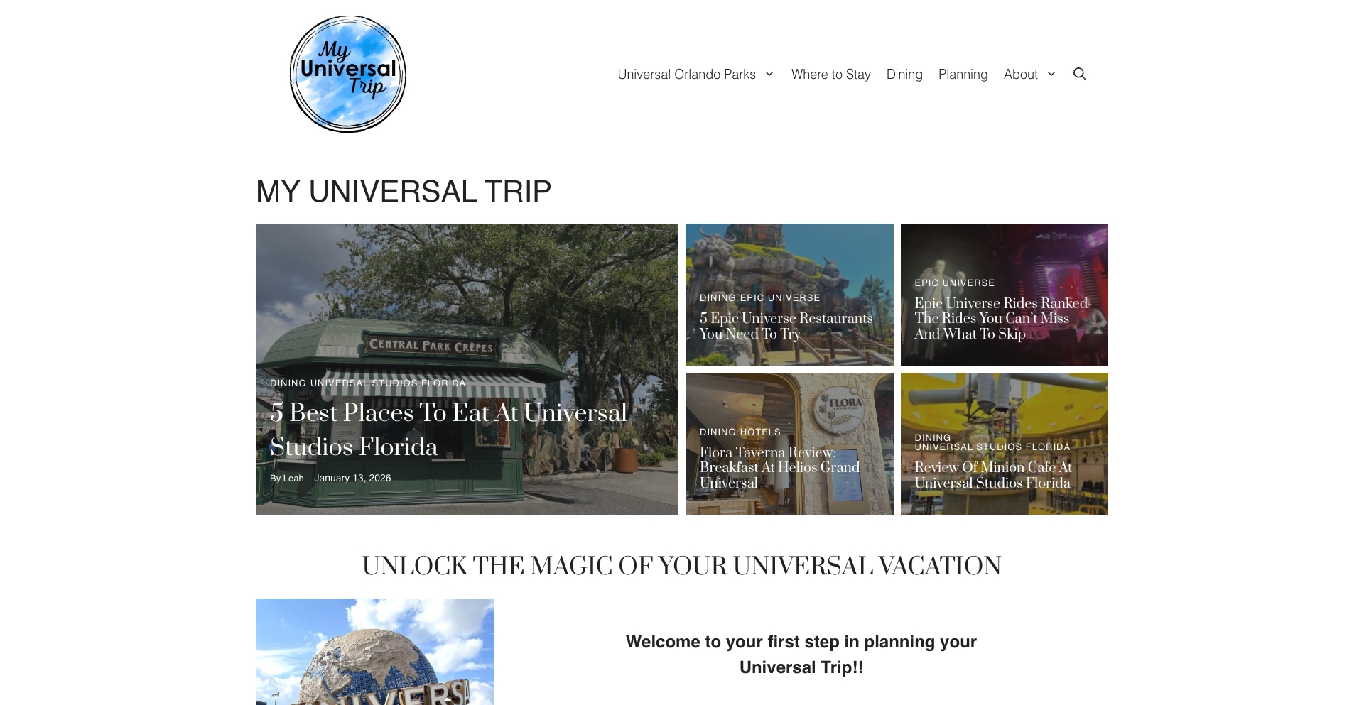 My Universal Trip comparison programmatic SEO template - 11024 monthly traffic