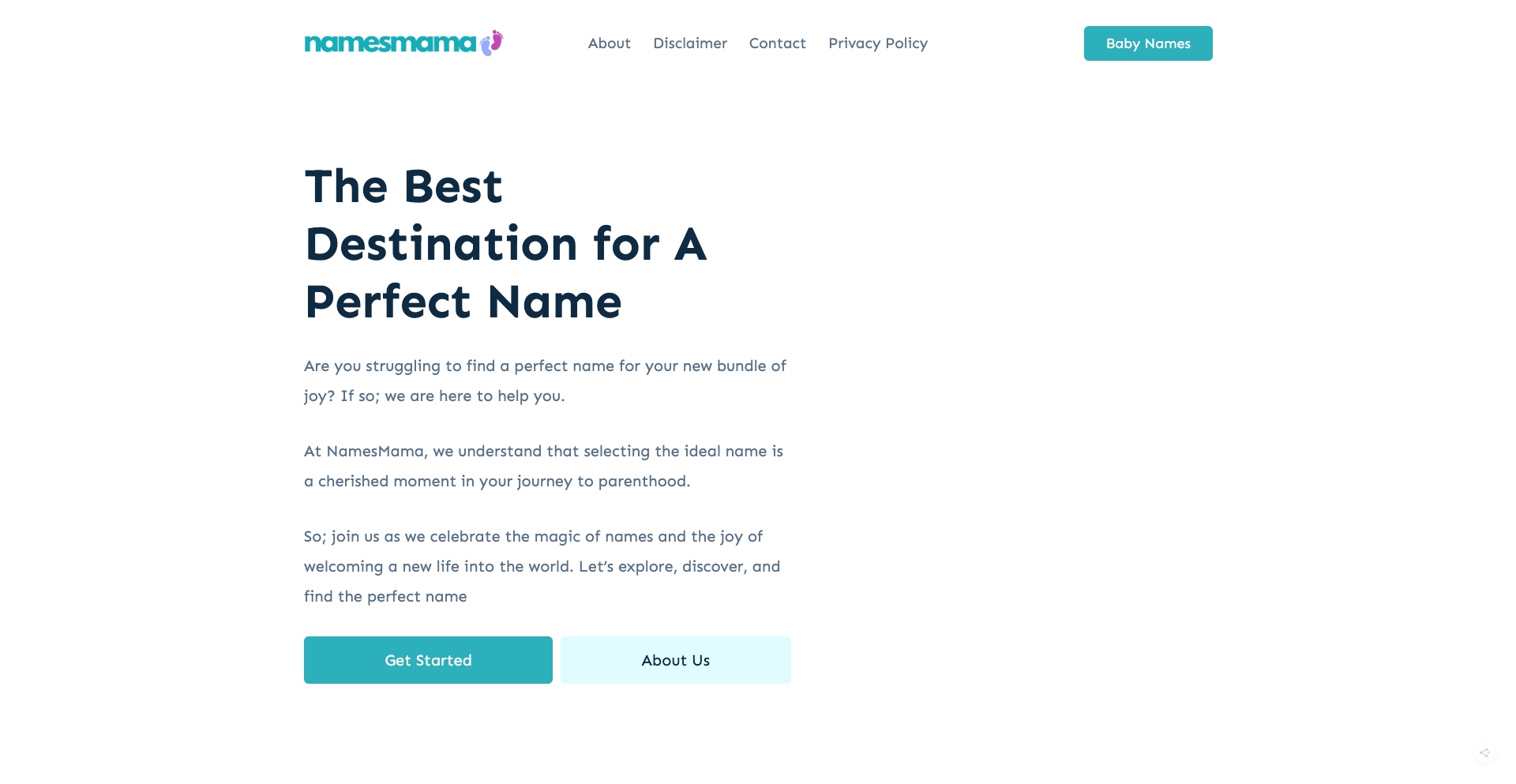 Names Mama entity-database programmatic SEO template - 882 monthly traffic
