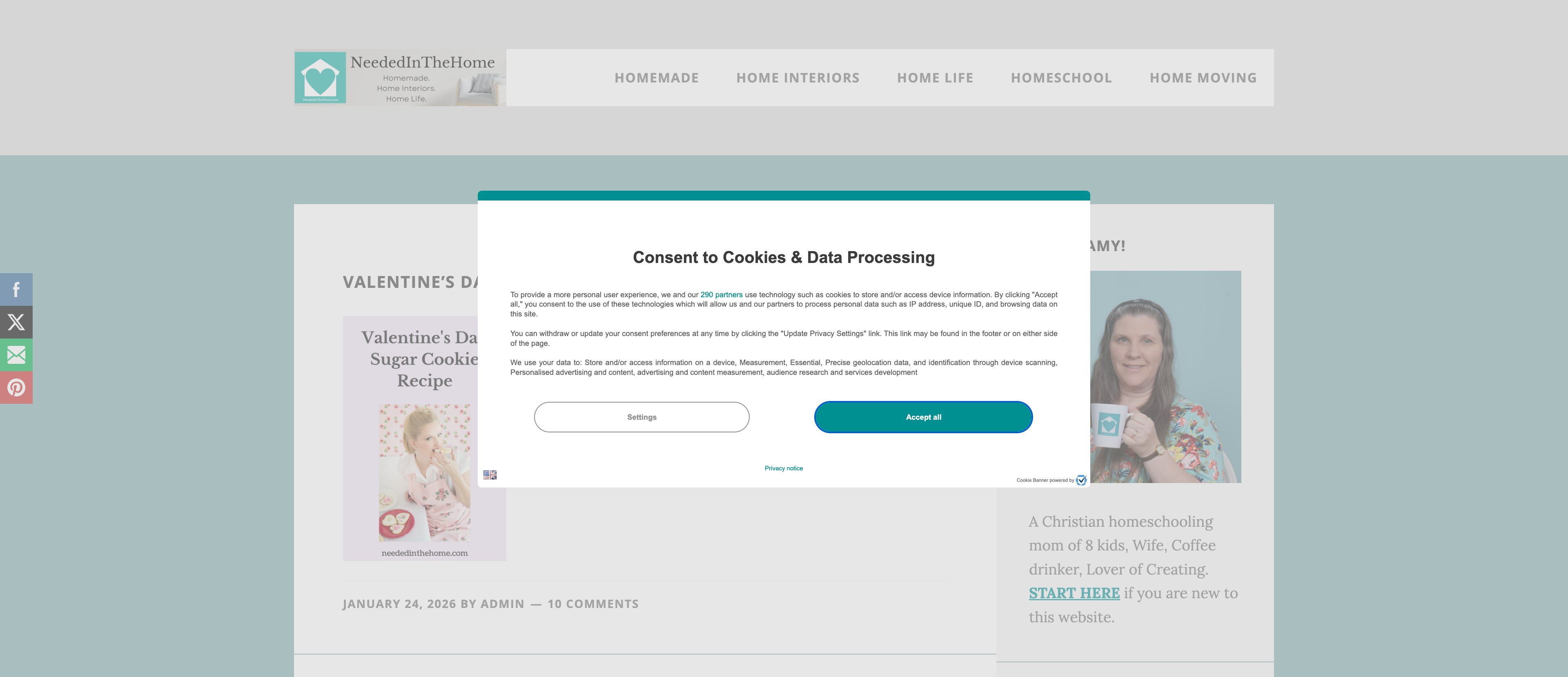 Neededinthehome content programmatic SEO template - 116 monthly traffic