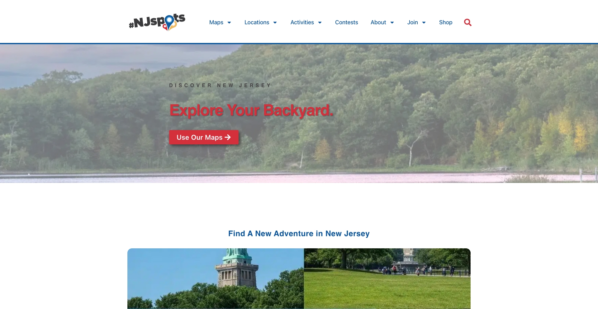 njspots.com location-data programmatic SEO template - 10K+ monthly traffic