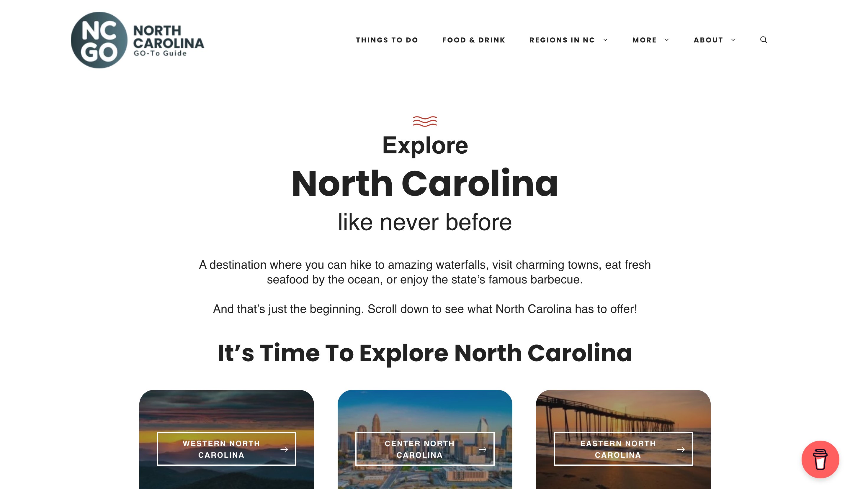 North Carolina Go location-taxonomy programmatic SEO template - 0 monthly traffic