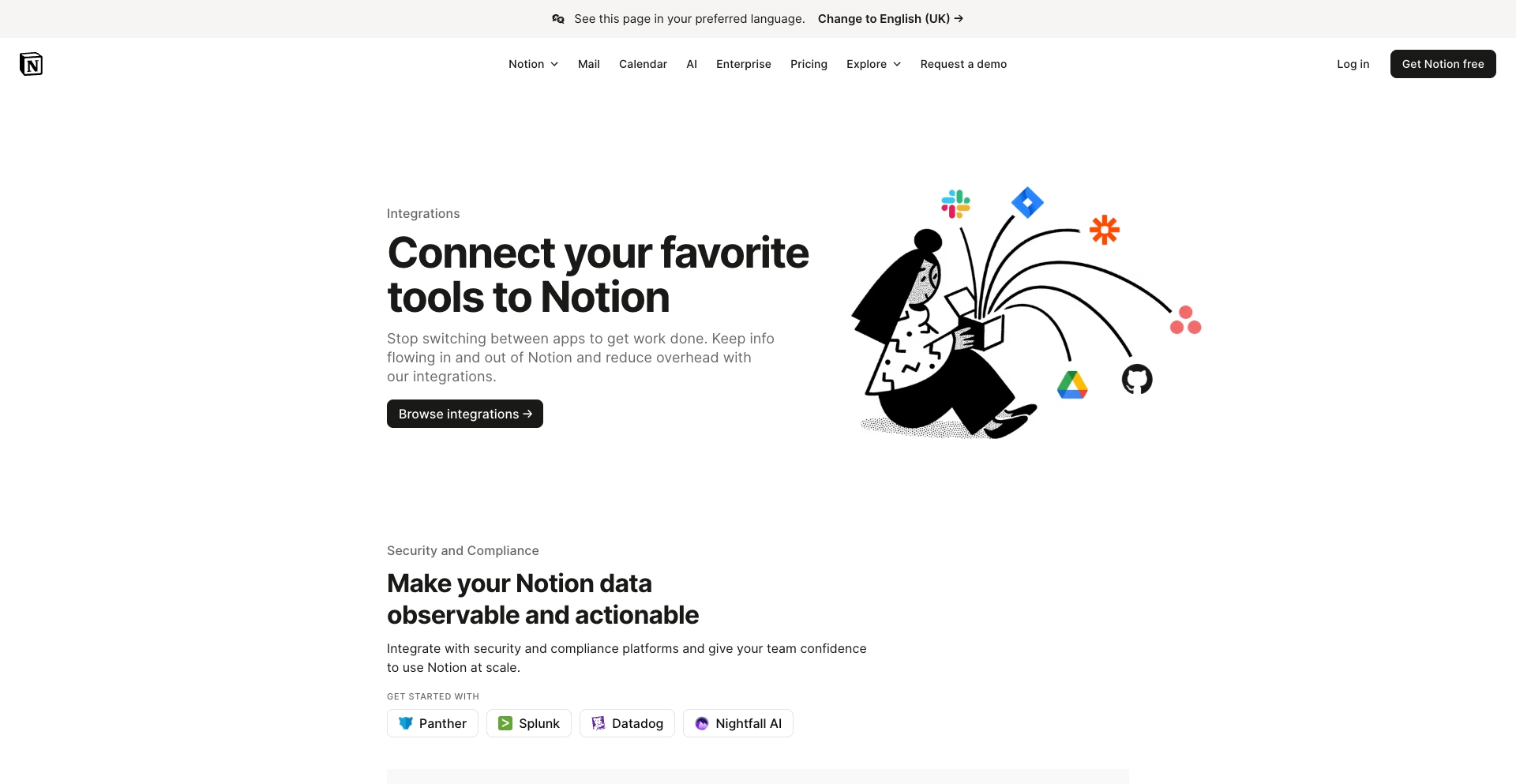 Notion integration-directory programmatic SEO template - 136M+ monthly traffic