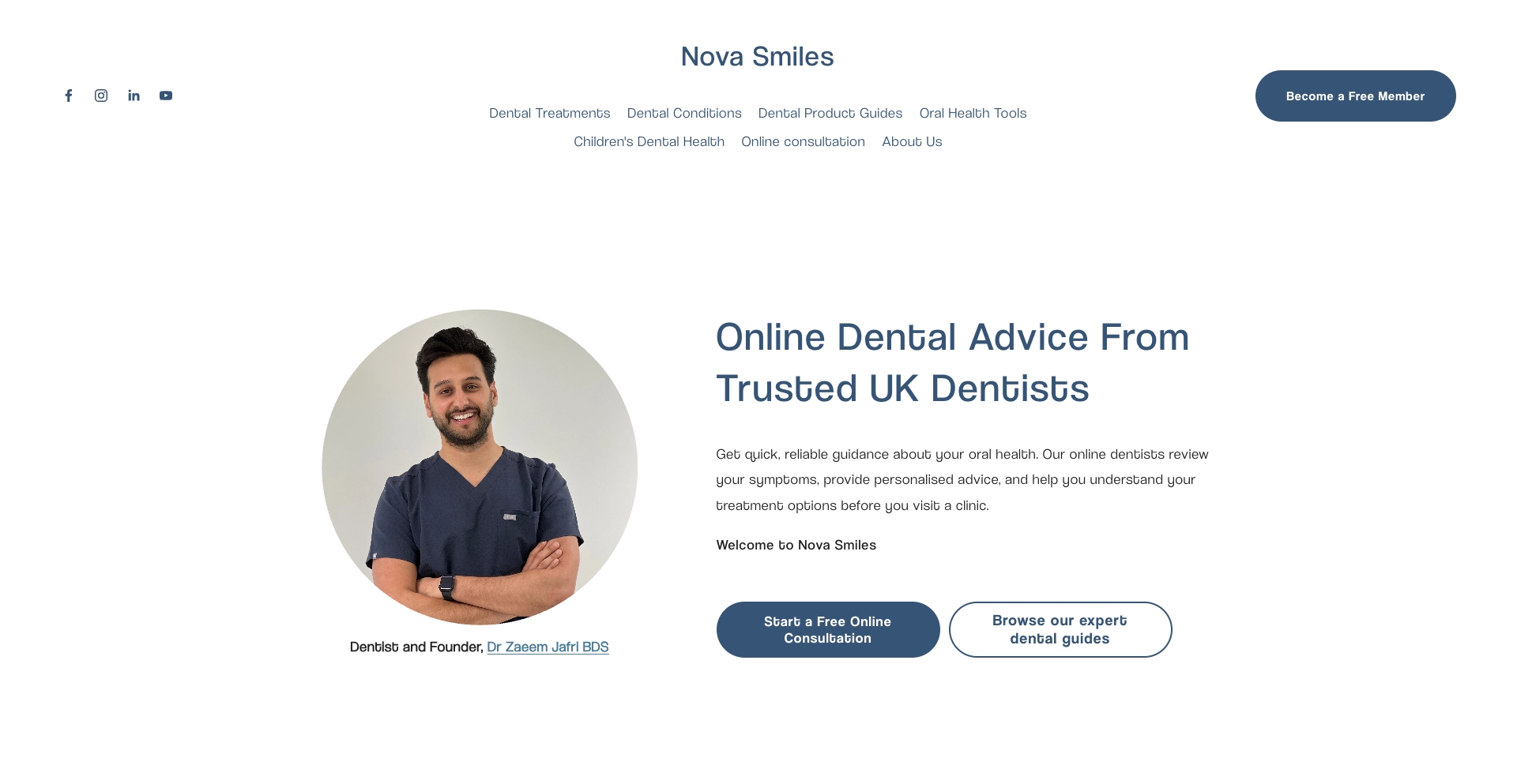 Novasmiles Co Uk comparison programmatic SEO template - 25336 monthly traffic