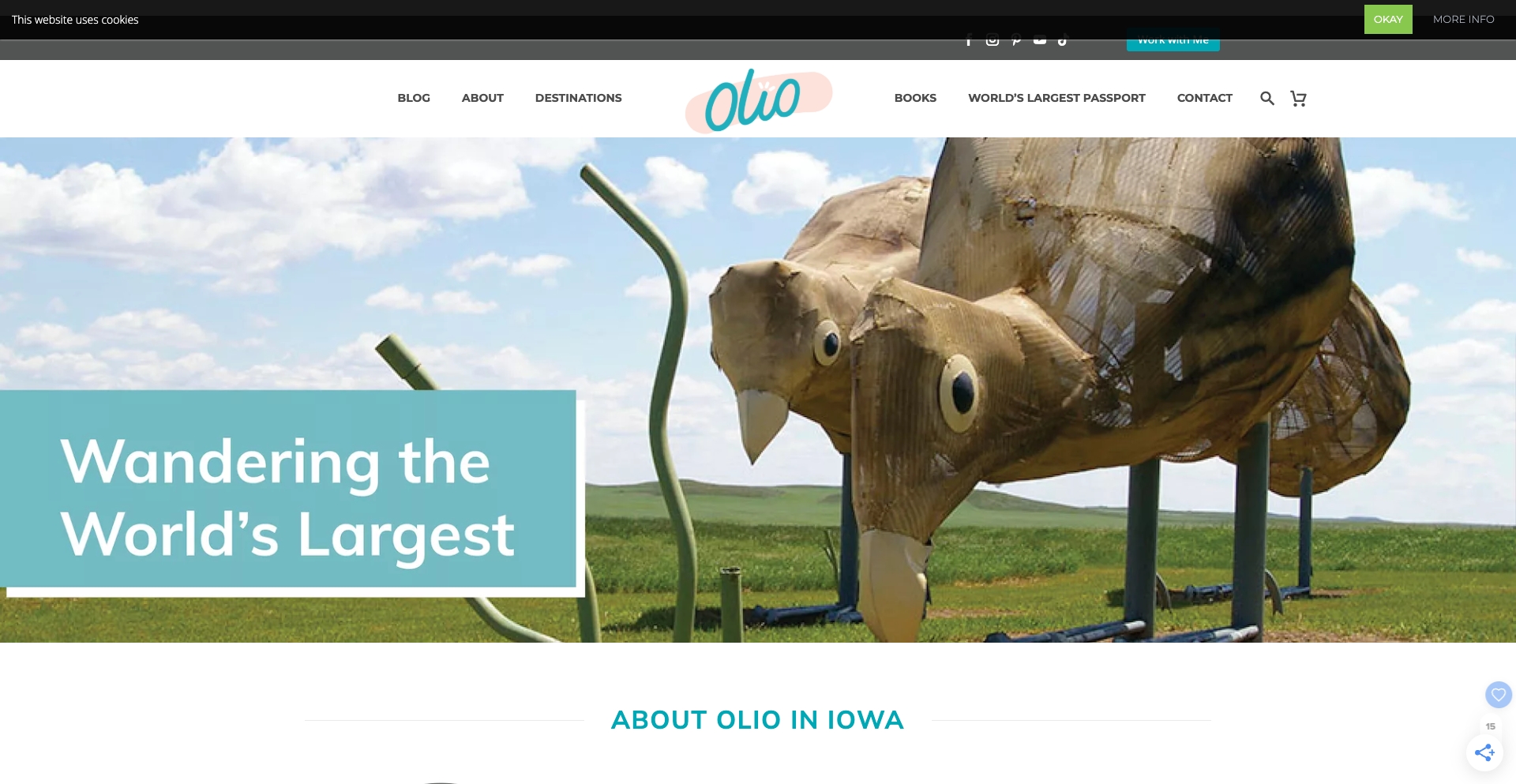 Olio in Iowa | Offbeat Adventures Based in the Midwest location-template programmatic SEO template - 9020 monthly traffic