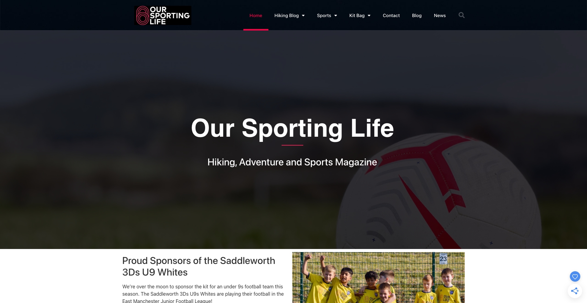 Oursportinglife content programmatic SEO template - 3469 monthly traffic