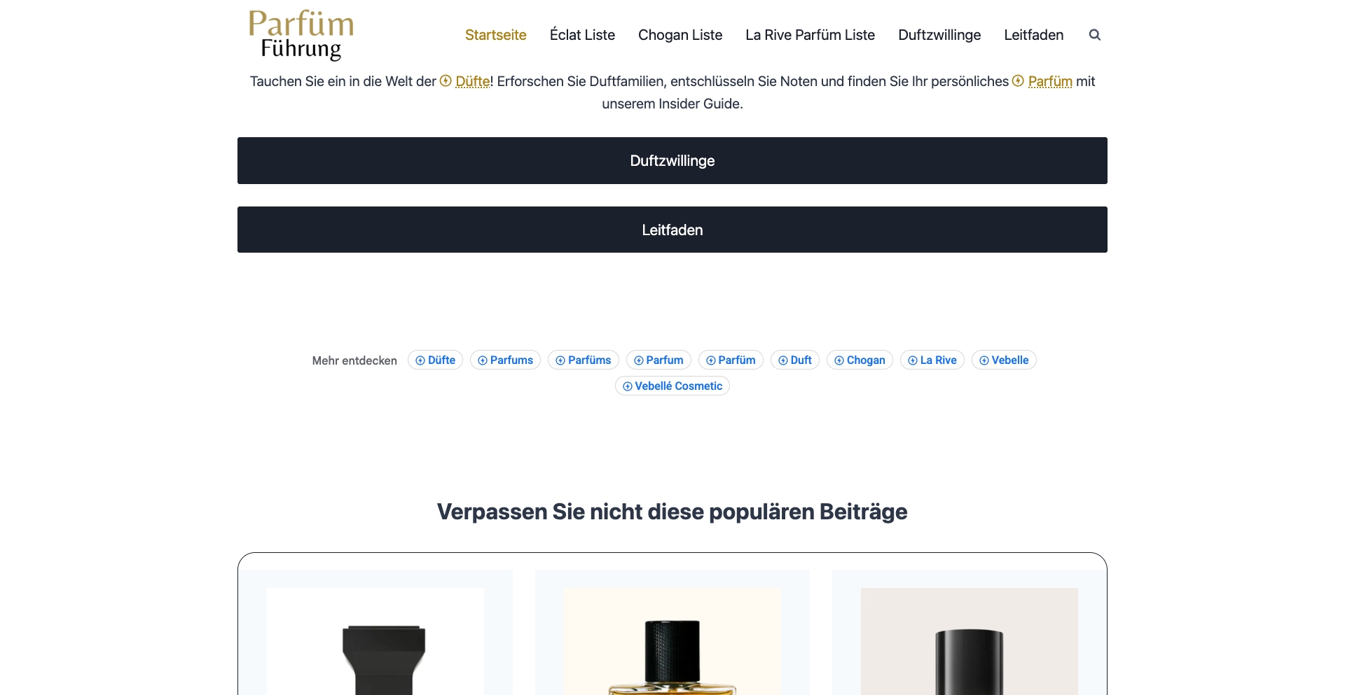 Parfumfuhrung entity-database programmatic SEO template - 372 monthly traffic