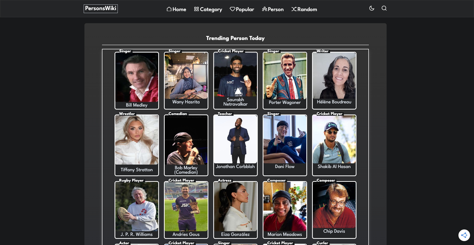Personswikicom content programmatic SEO template - 0 monthly traffic