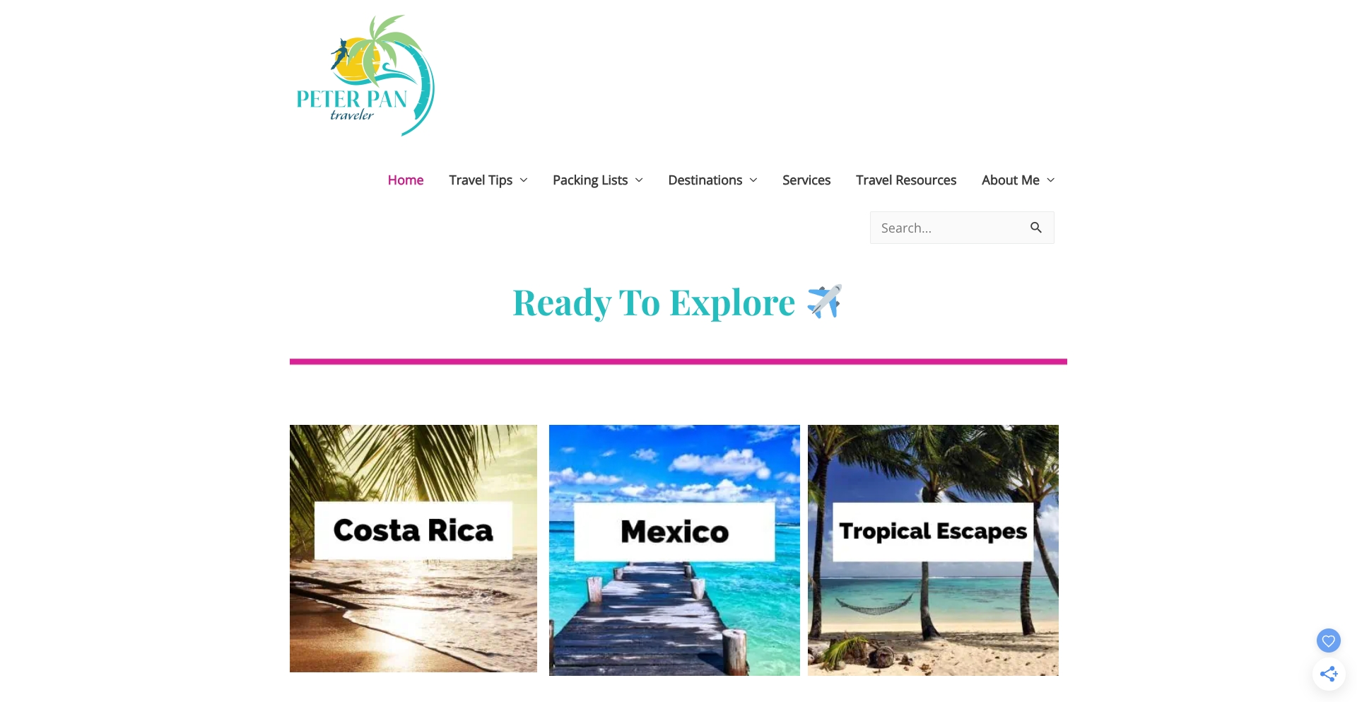 Peter Pan Traveler location-template programmatic SEO template - 0 monthly traffic