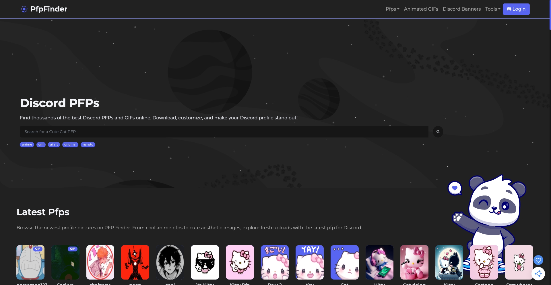 Pfpfinder content programmatic SEO template - 5913 monthly traffic