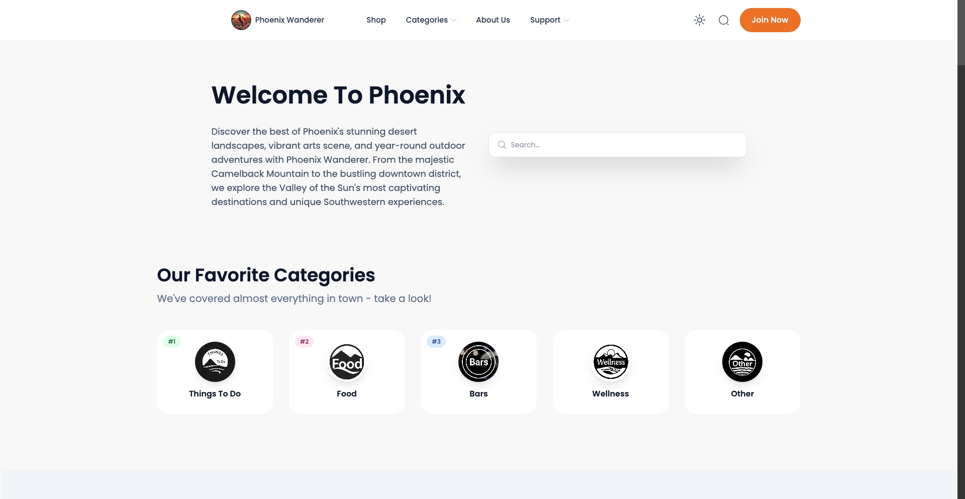 Phoenix Wanderer | Welcome To Phoenix location-data programmatic SEO template - 192 monthly traffic
