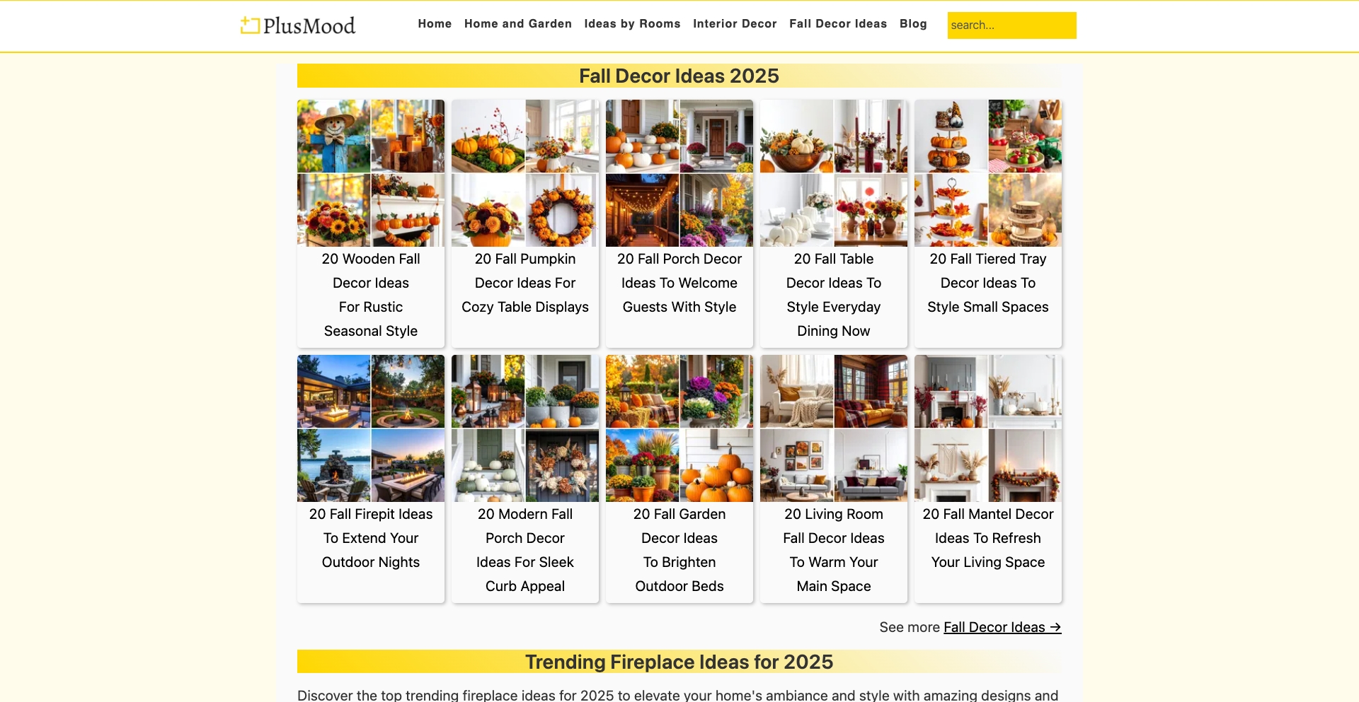 Plus Mood room-style-matrix programmatic SEO template - 0 monthly traffic