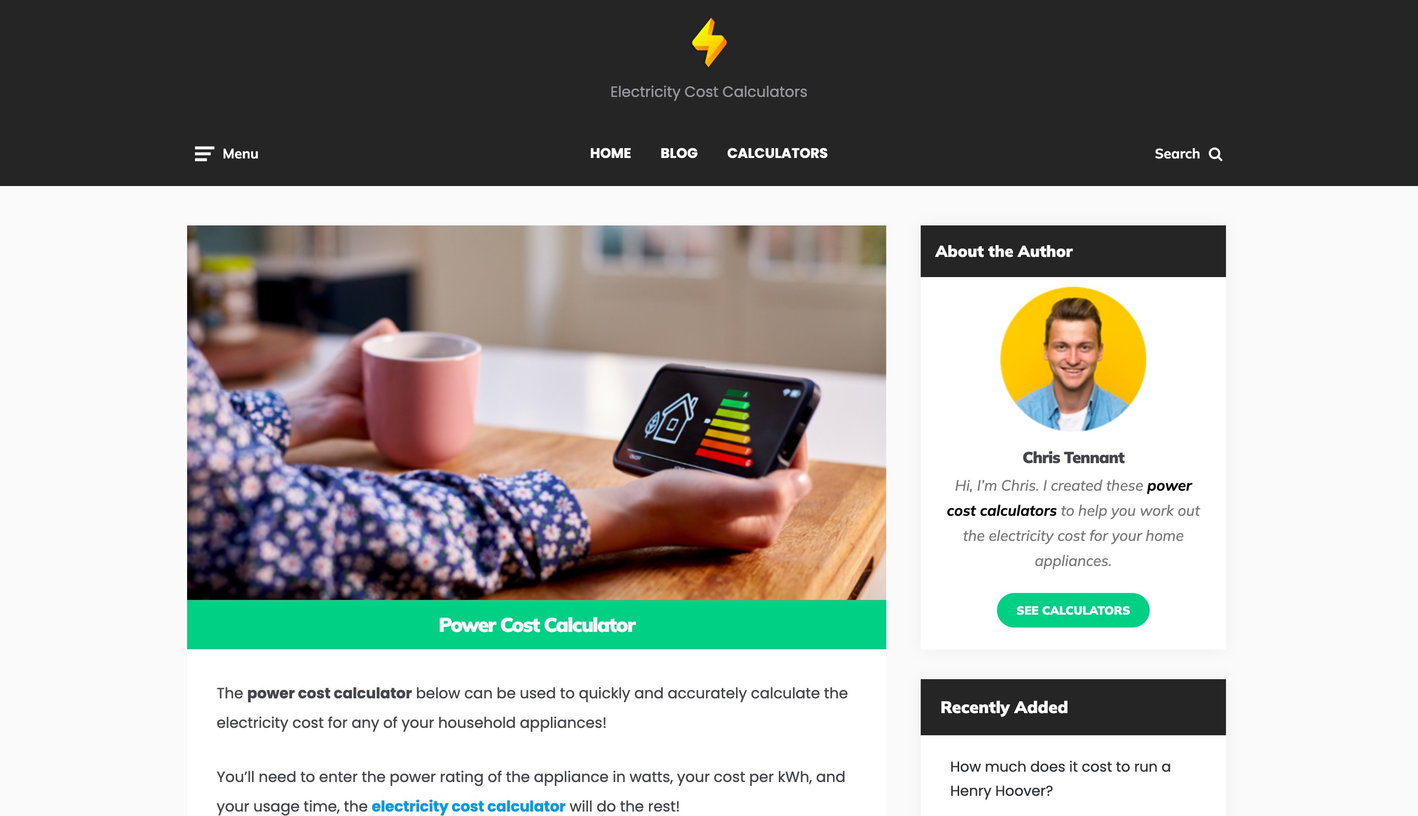 Power Cost Calculator calculator-variations programmatic SEO template - 0 monthly traffic
