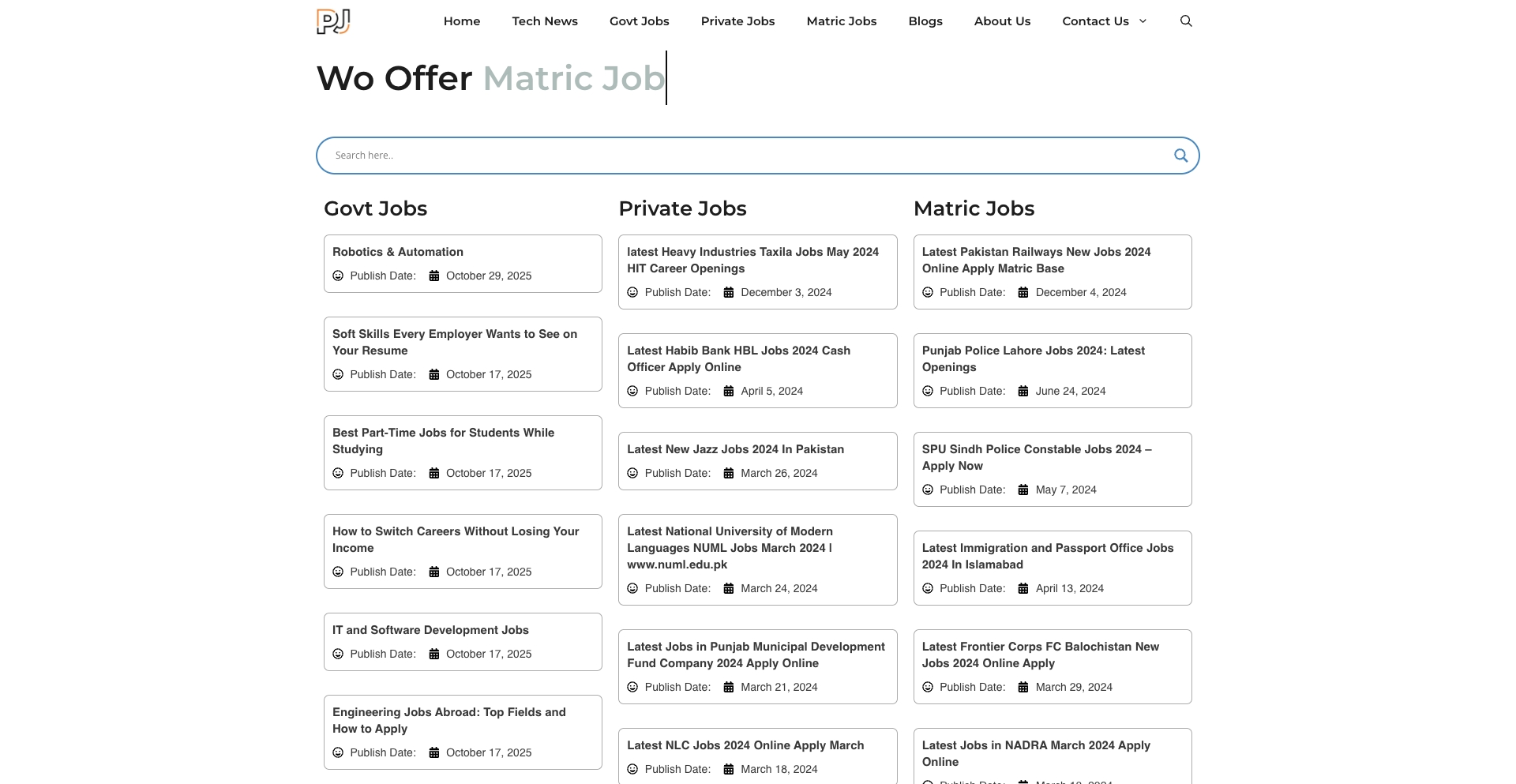 ProJobs category-employer programmatic SEO template - 0 monthly traffic