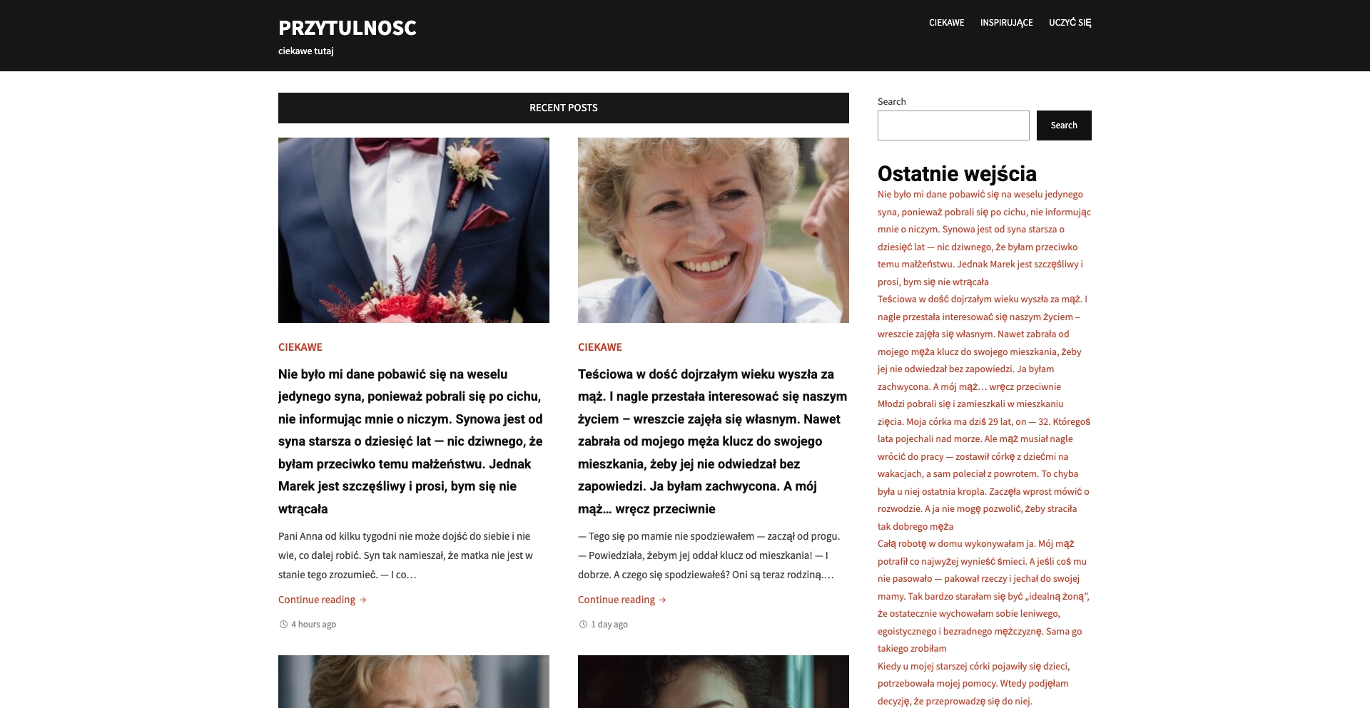 Przytulnosc story-template programmatic SEO template - 0 monthly traffic