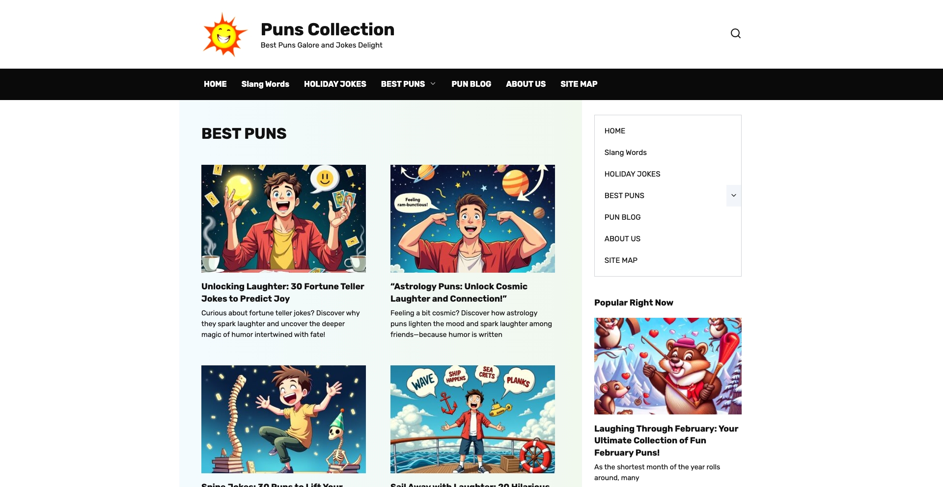 Punscollection entity-database programmatic SEO template - 13 monthly traffic